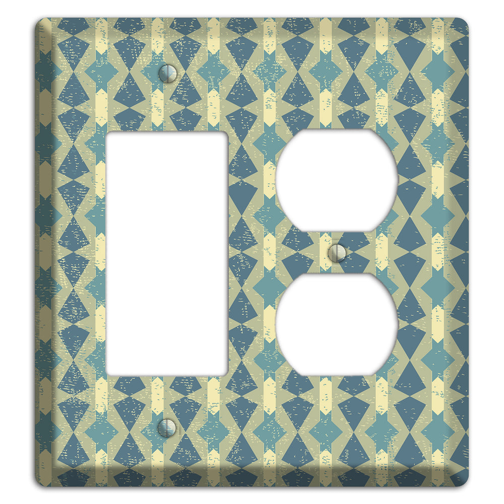 Turkish Mosaic Rocker / Duplex Wallplate