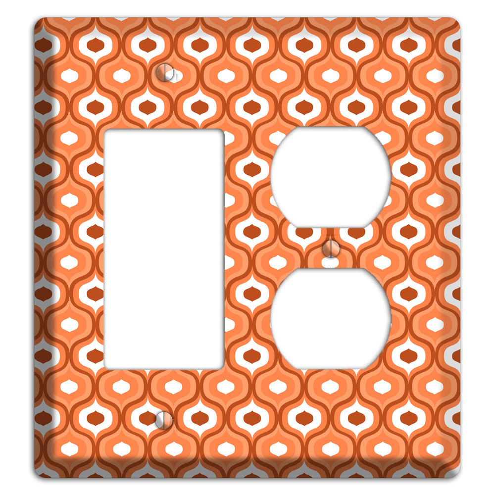 Coral Double Scallop Rocker / Duplex Wallplate