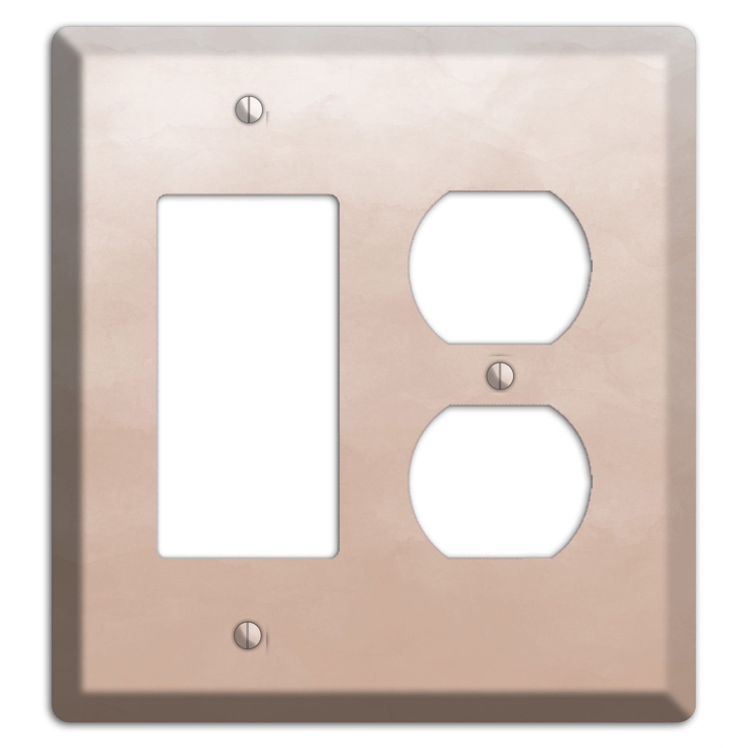 Beige Ombre Rocker / Duplex Wallplate