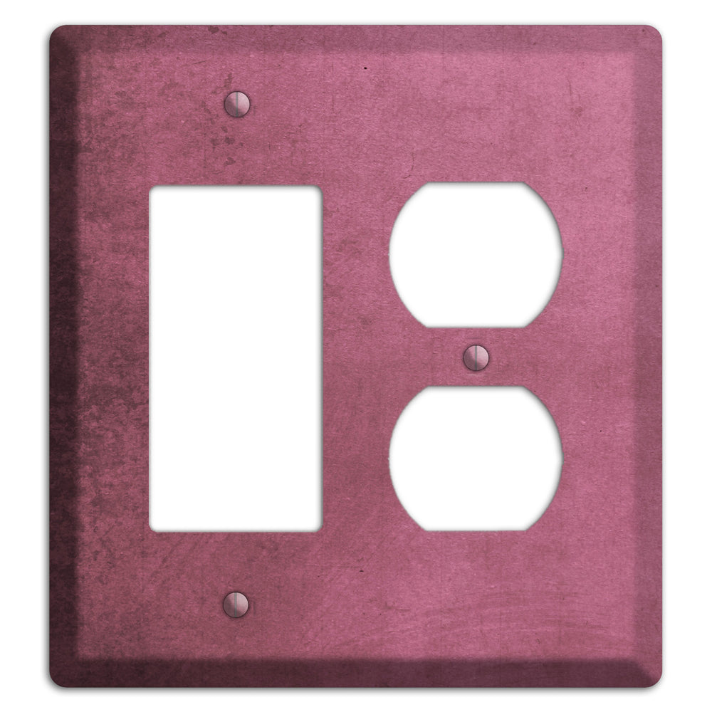 Coral Tree Vintage Grunge Rocker / Duplex Wallplate