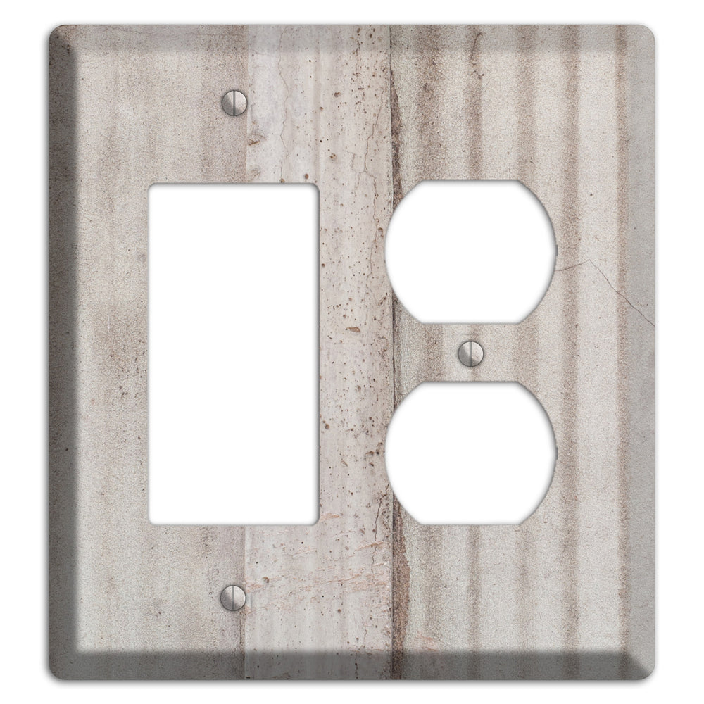 Old Concrete 5 Rocker / Duplex Wallplate