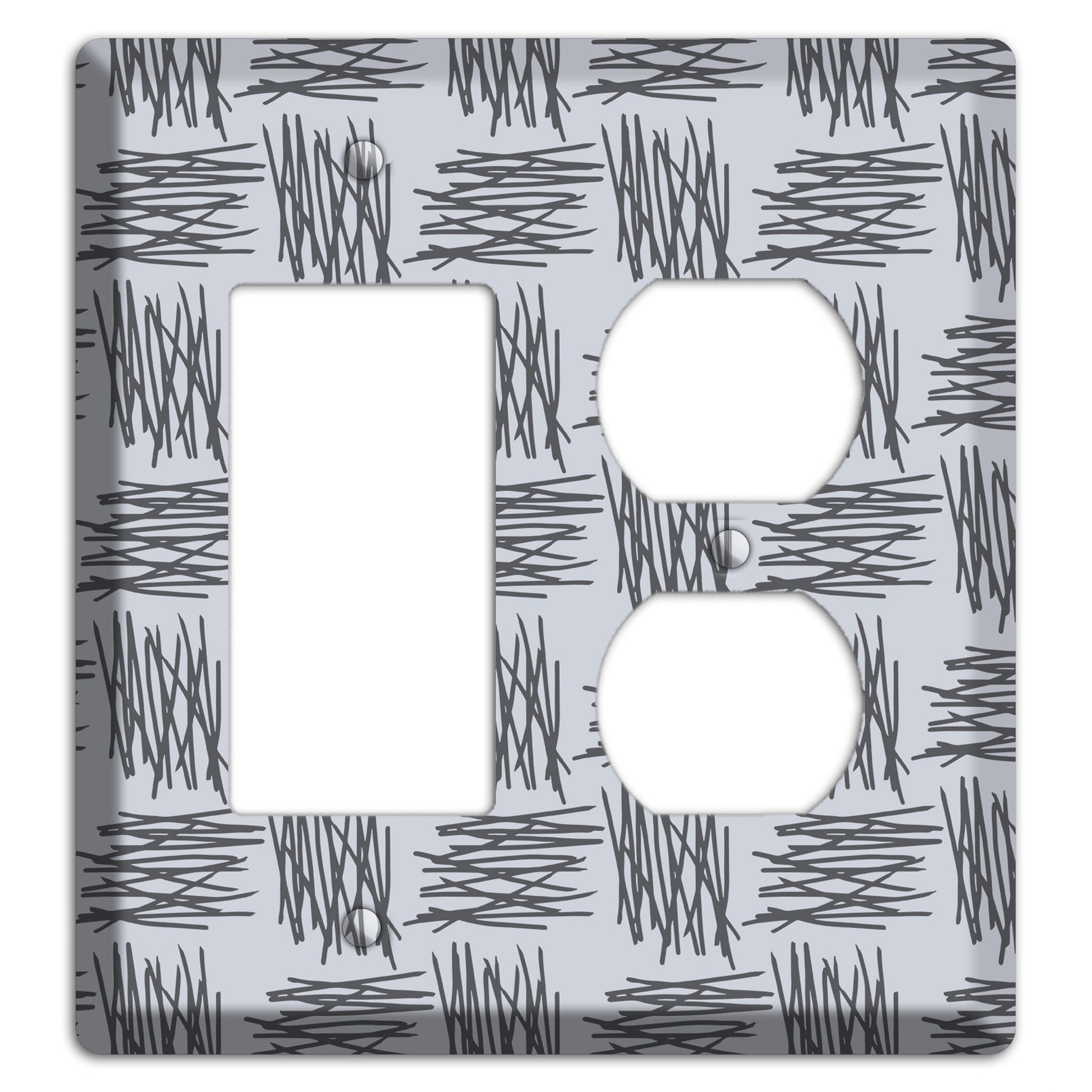 Abstract 10 Rocker / Duplex Wallplate