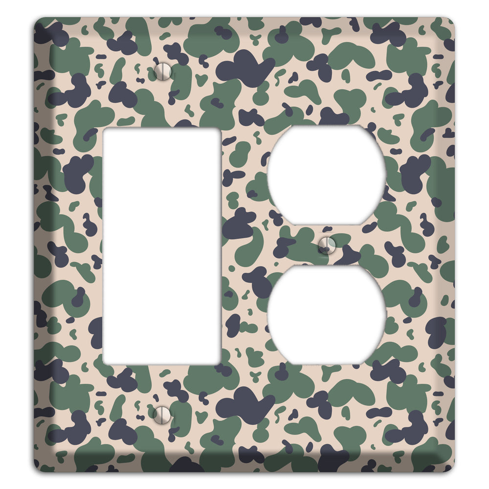 Afghanistan Blotch 2 Camo Rocker / Duplex Wallplate