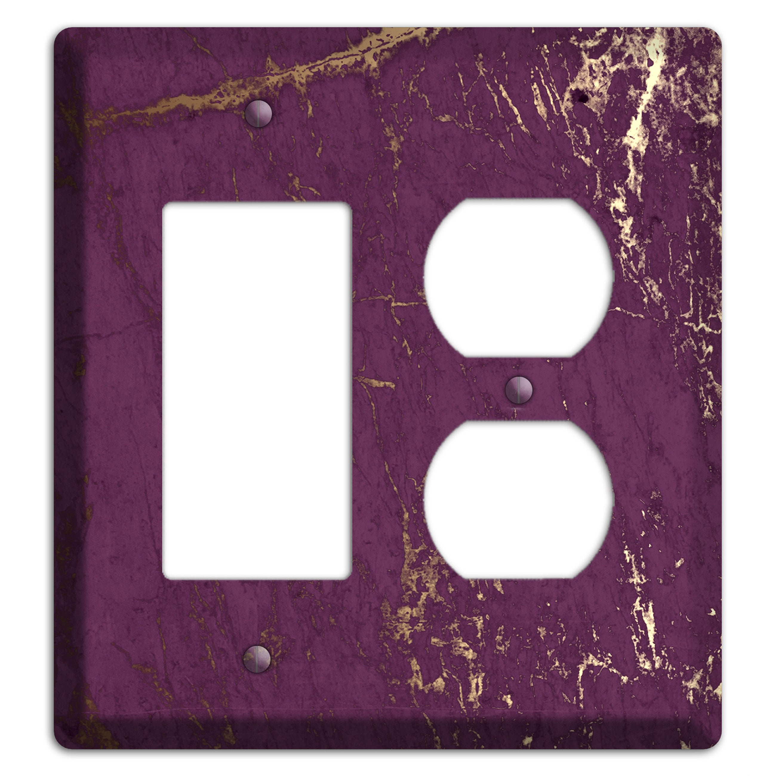 Finn Marble Rocker / Duplex Wallplate