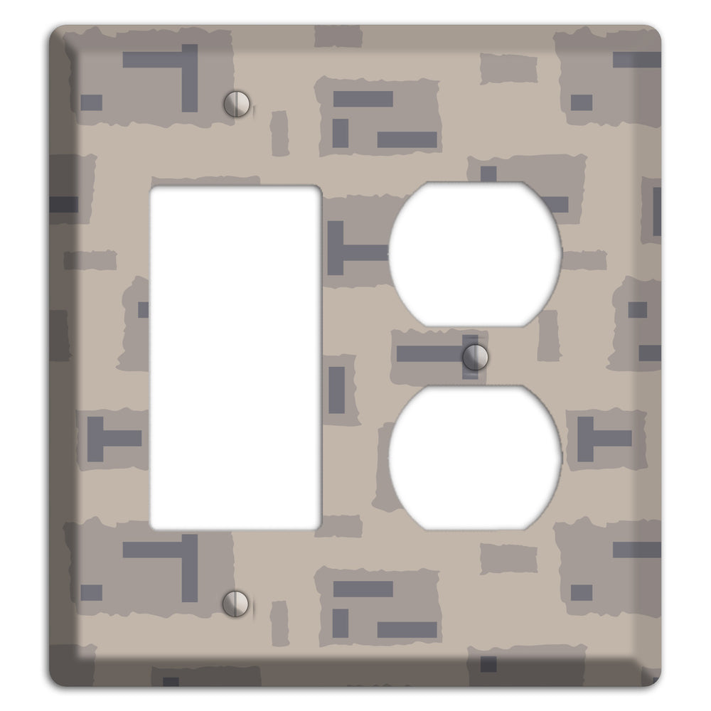 Urban Mout Camo Rocker / Duplex Wallplate