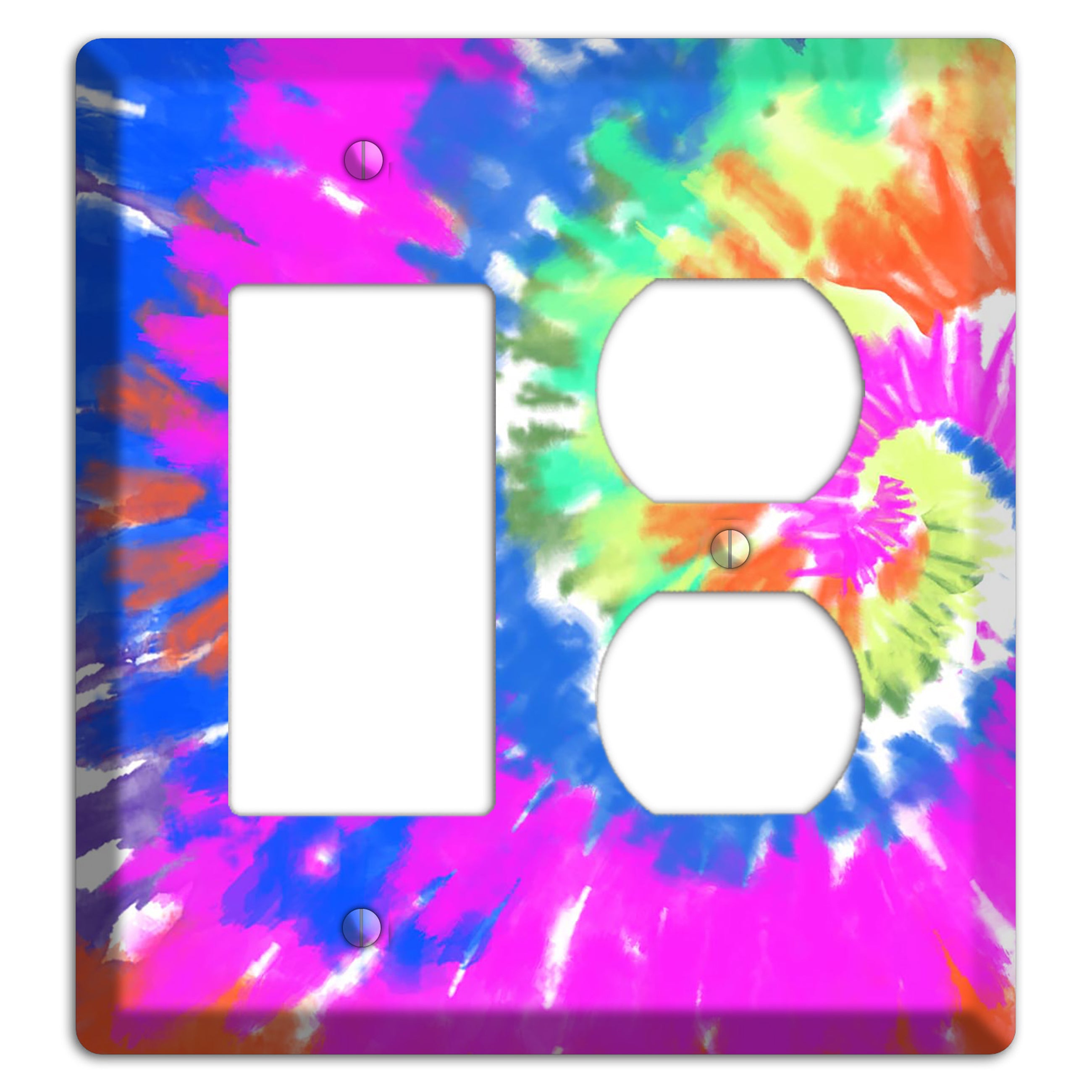 Tie Die Rocker / Duplex Wallplate