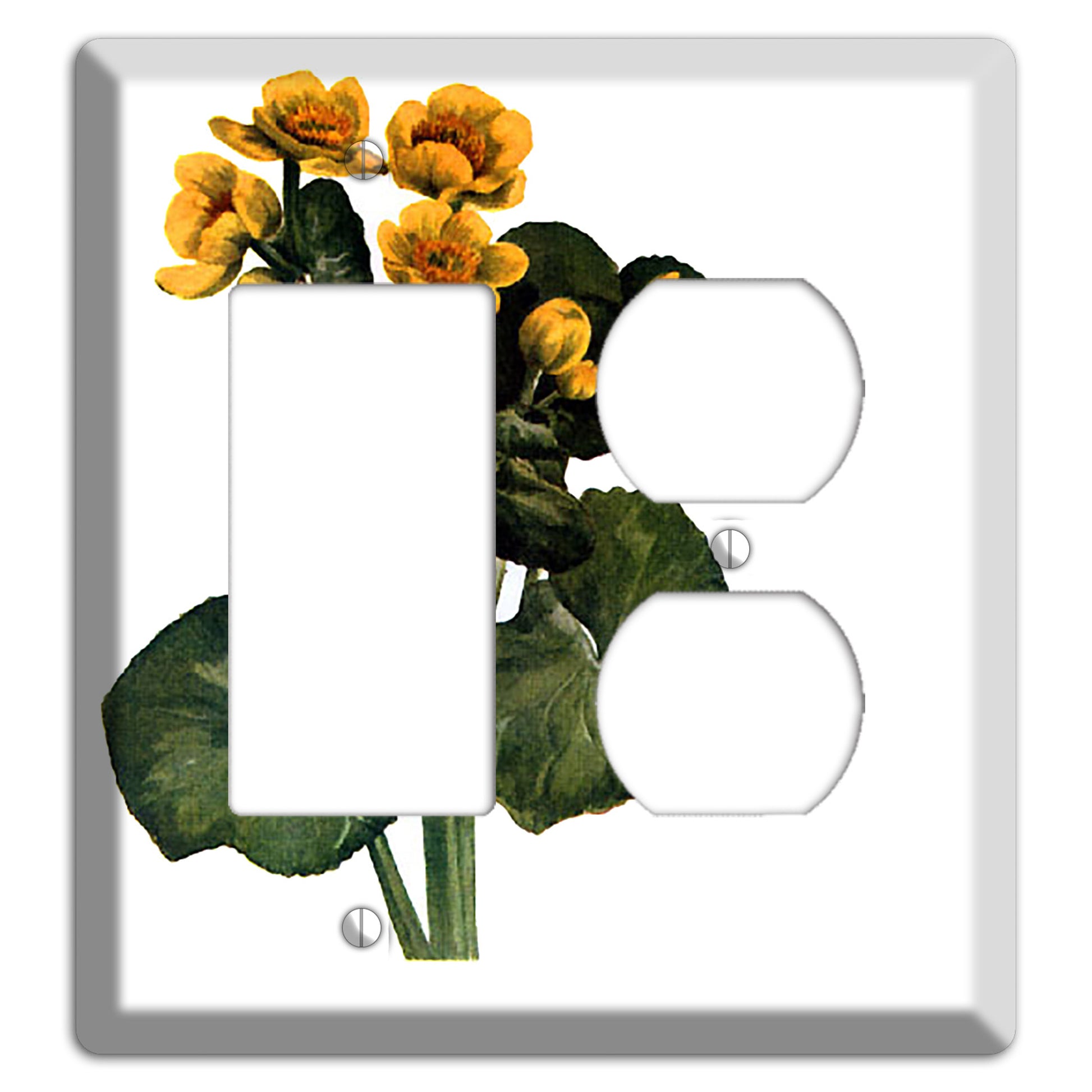 Calla Palustrie 2 Rocker / Duplex Wallplate