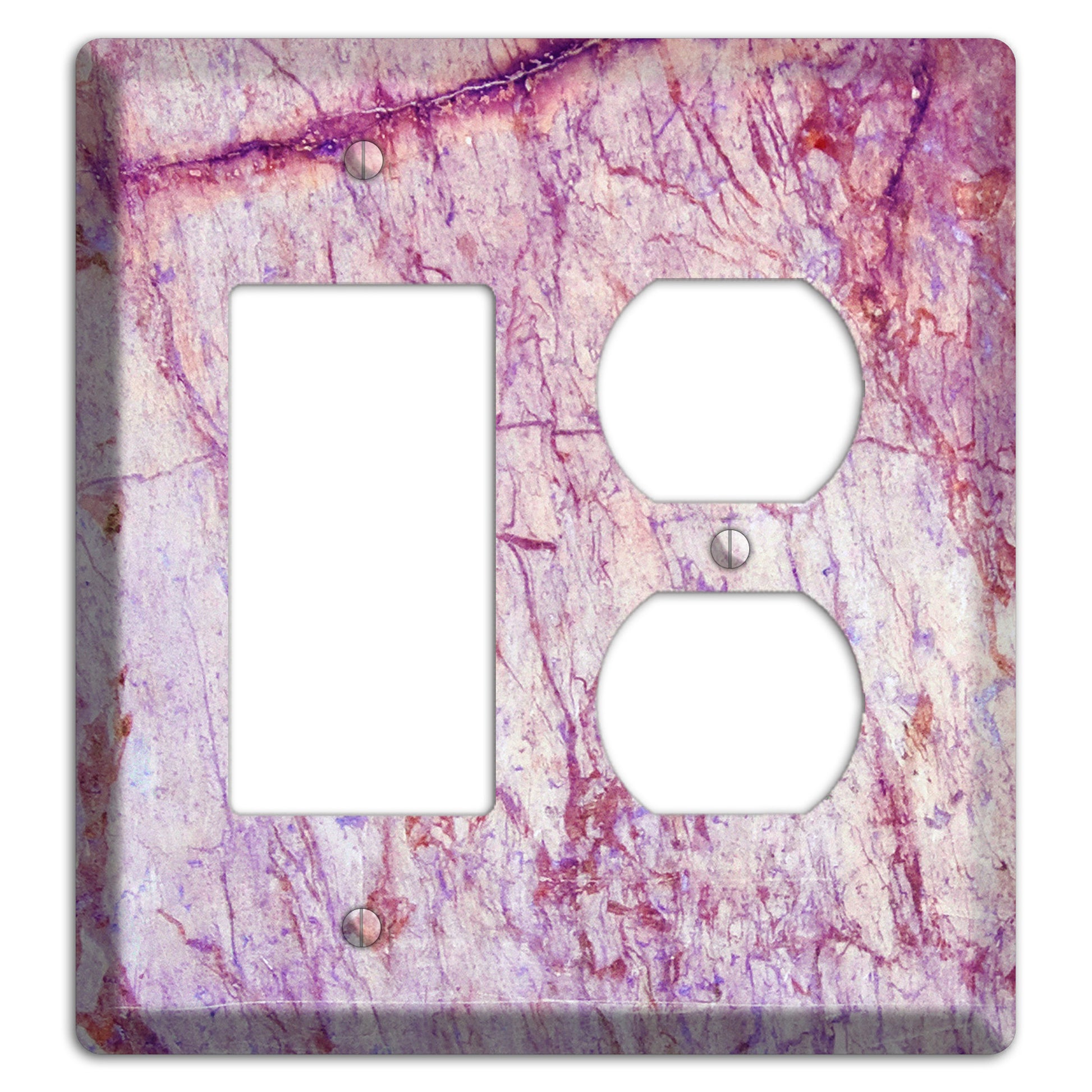Maverick Marble Rocker / Duplex Wallplate