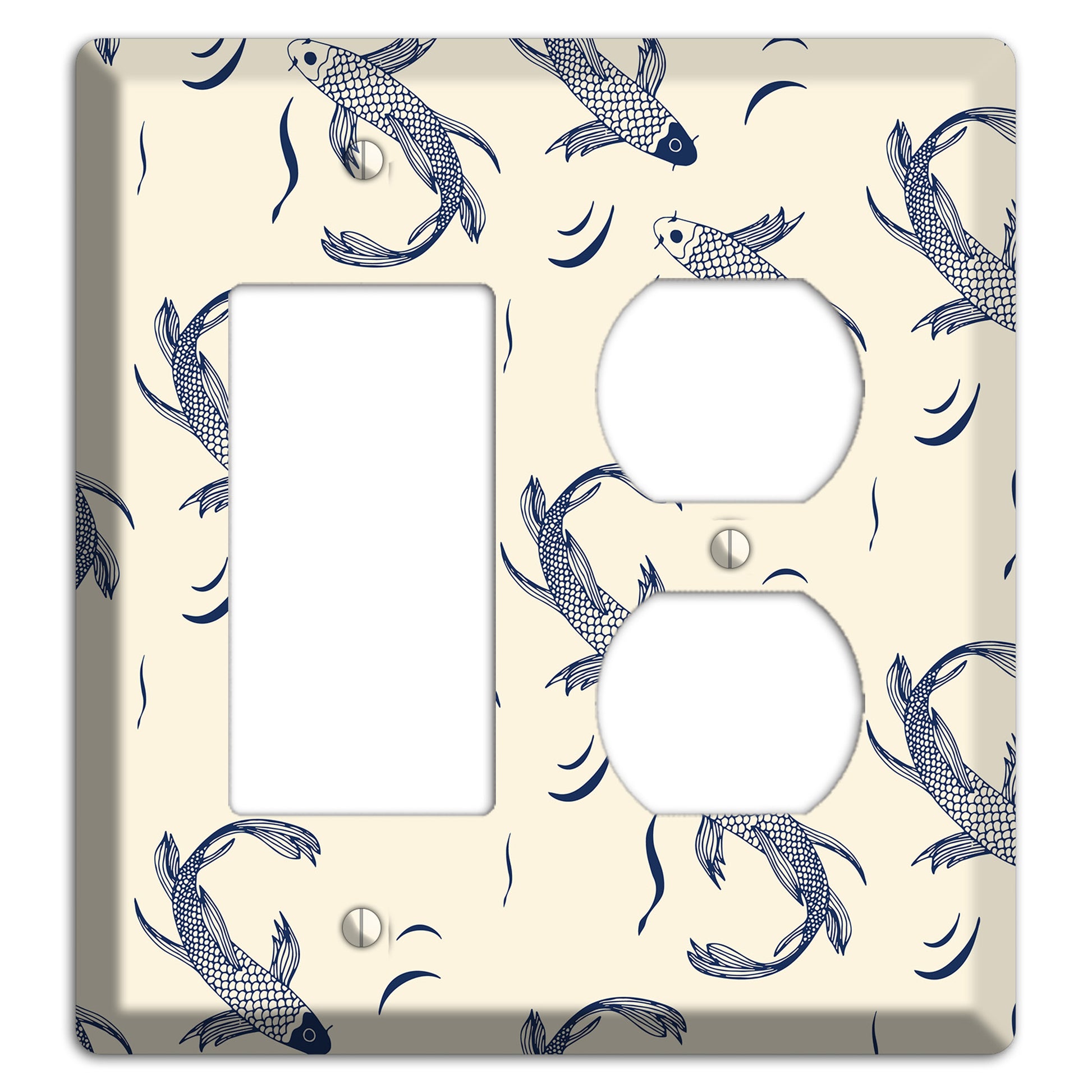 Koi Pond 1 Rocker / Duplex Wallplate