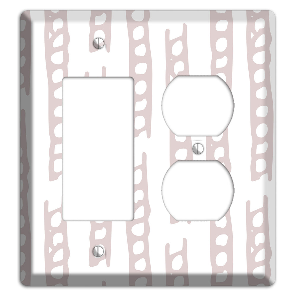 Abstract 27 Rocker / Duplex Wallplate