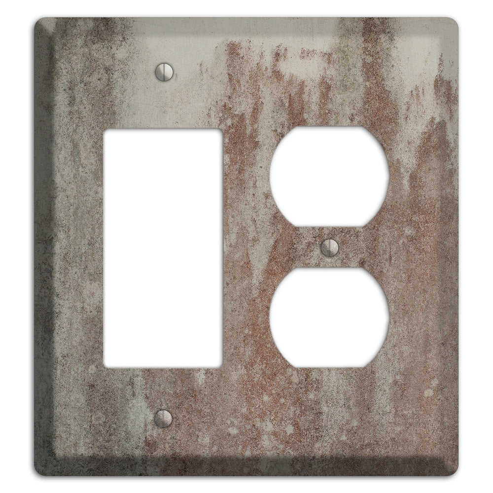 Old Concrete 13 Rocker / Duplex Wallplate