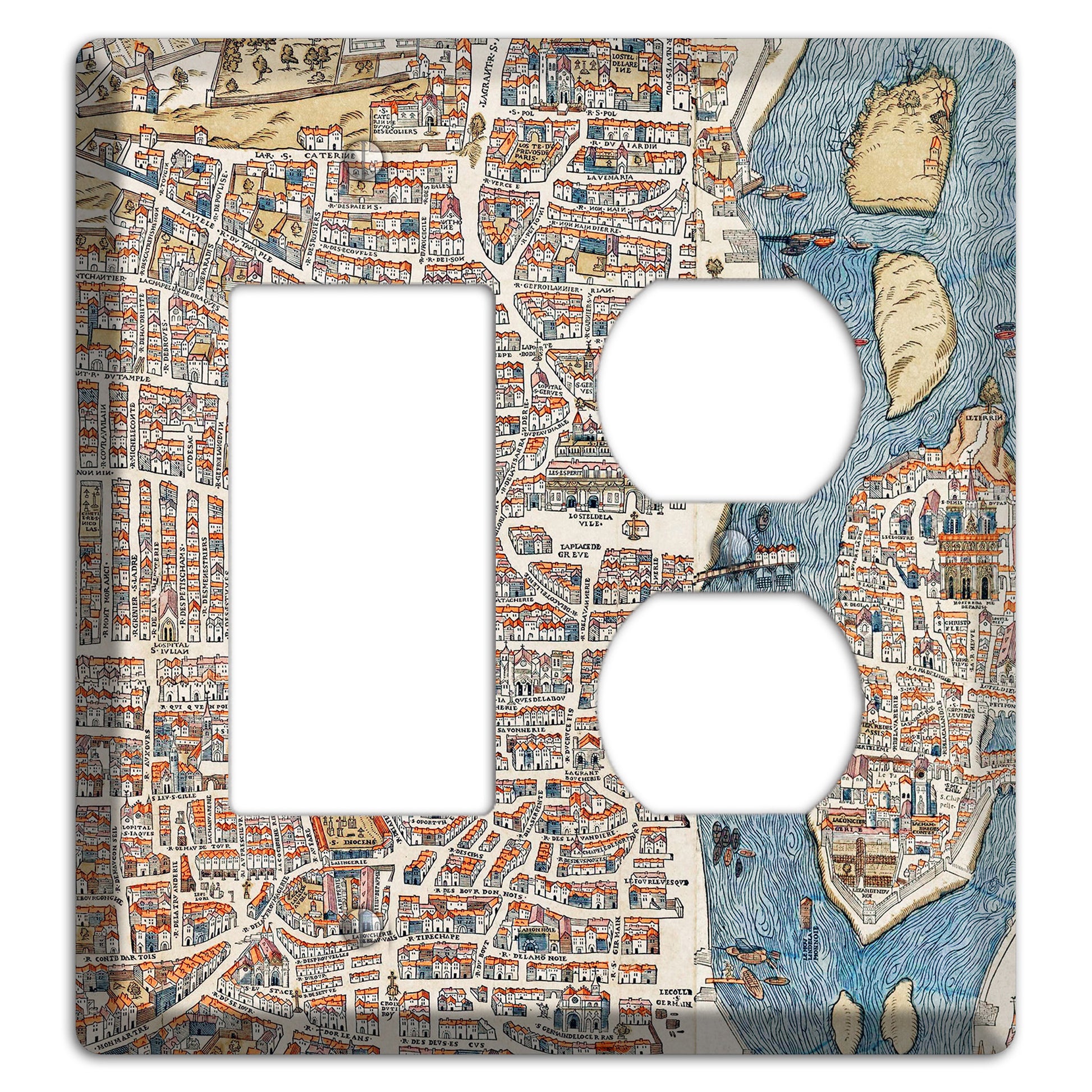 Aerial View Rocker / Duplex Wallplate