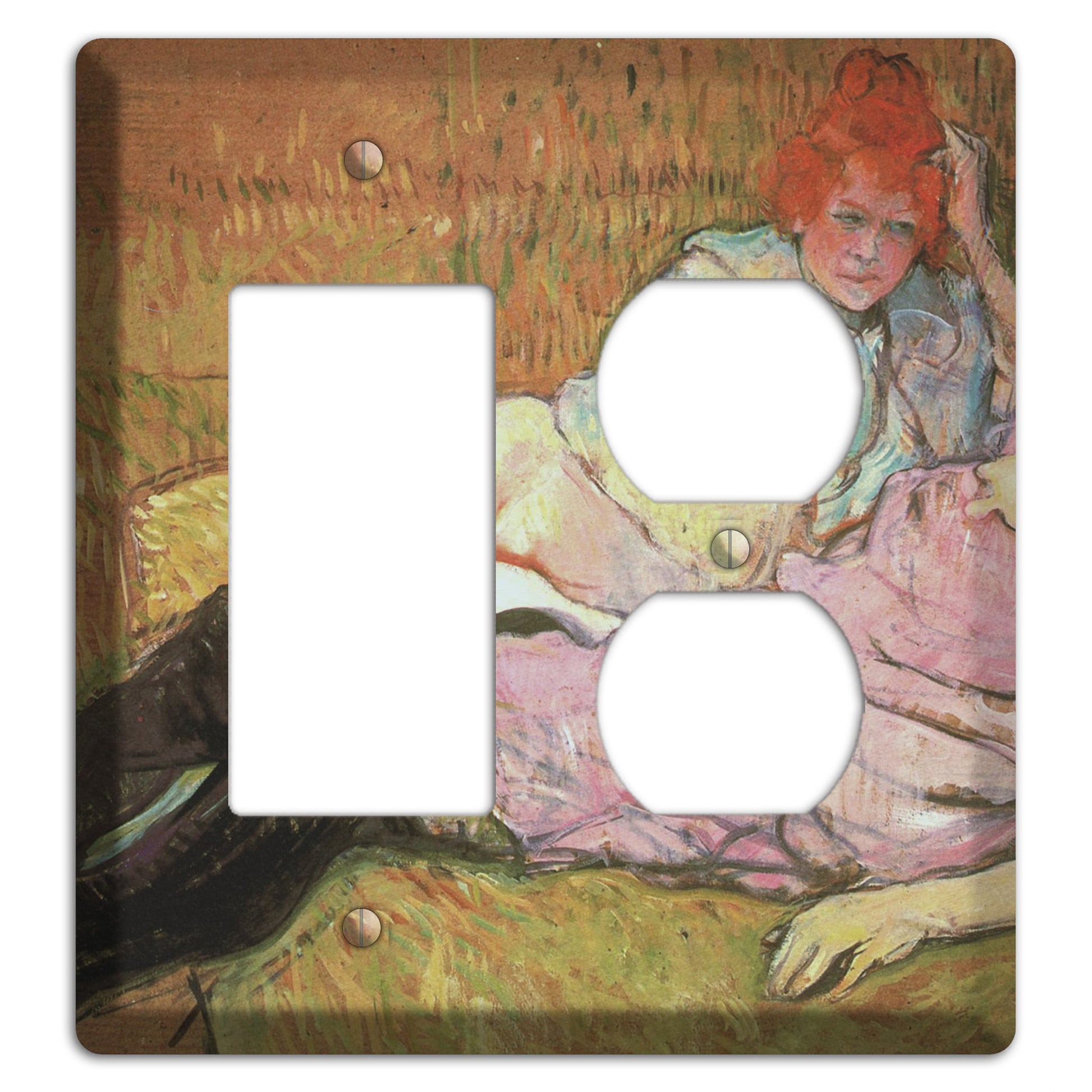 Toulouse-Lautrec 2 Rocker / Duplex Wallplate