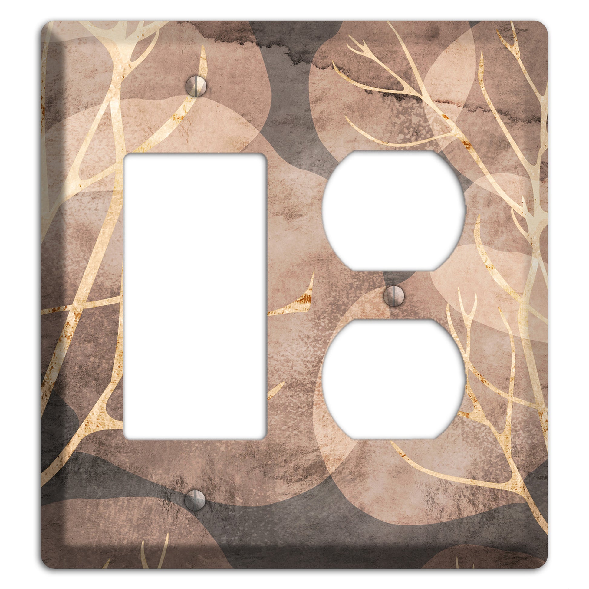 Autumn Leaves Rocker / Duplex Wallplate