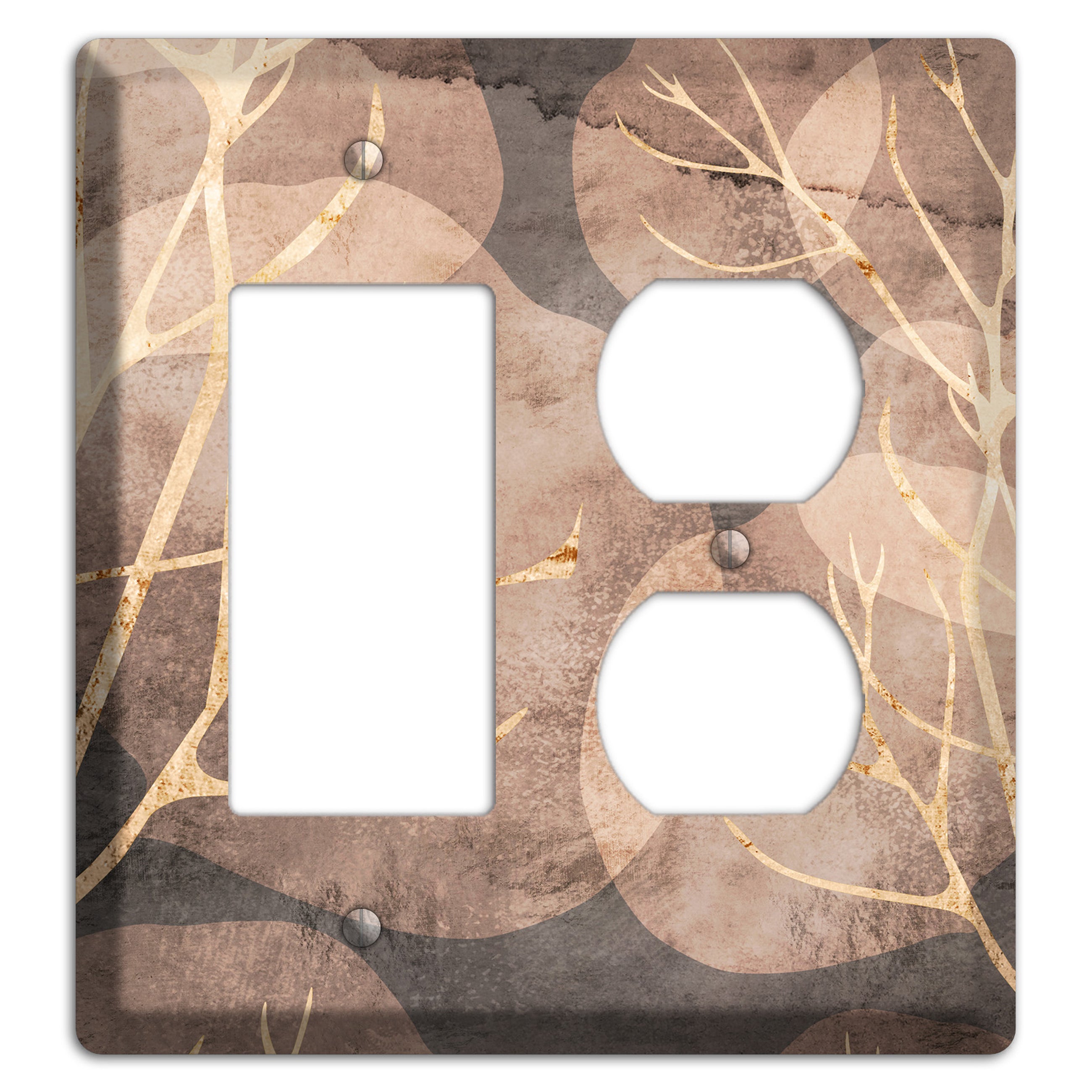 Autumn Leaves Rocker / Duplex Wallplate