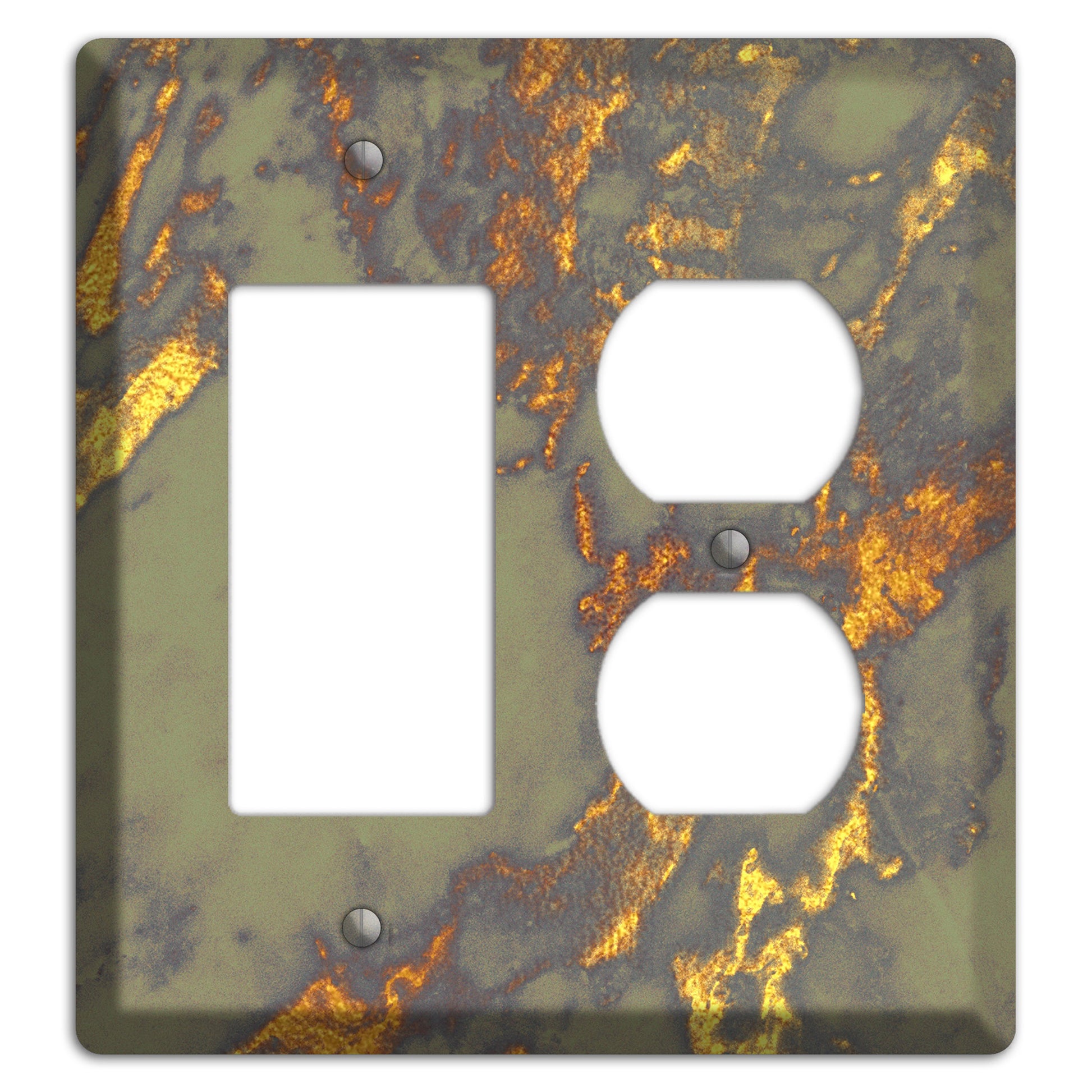 Gurkha Marble Rocker / Duplex Wallplate