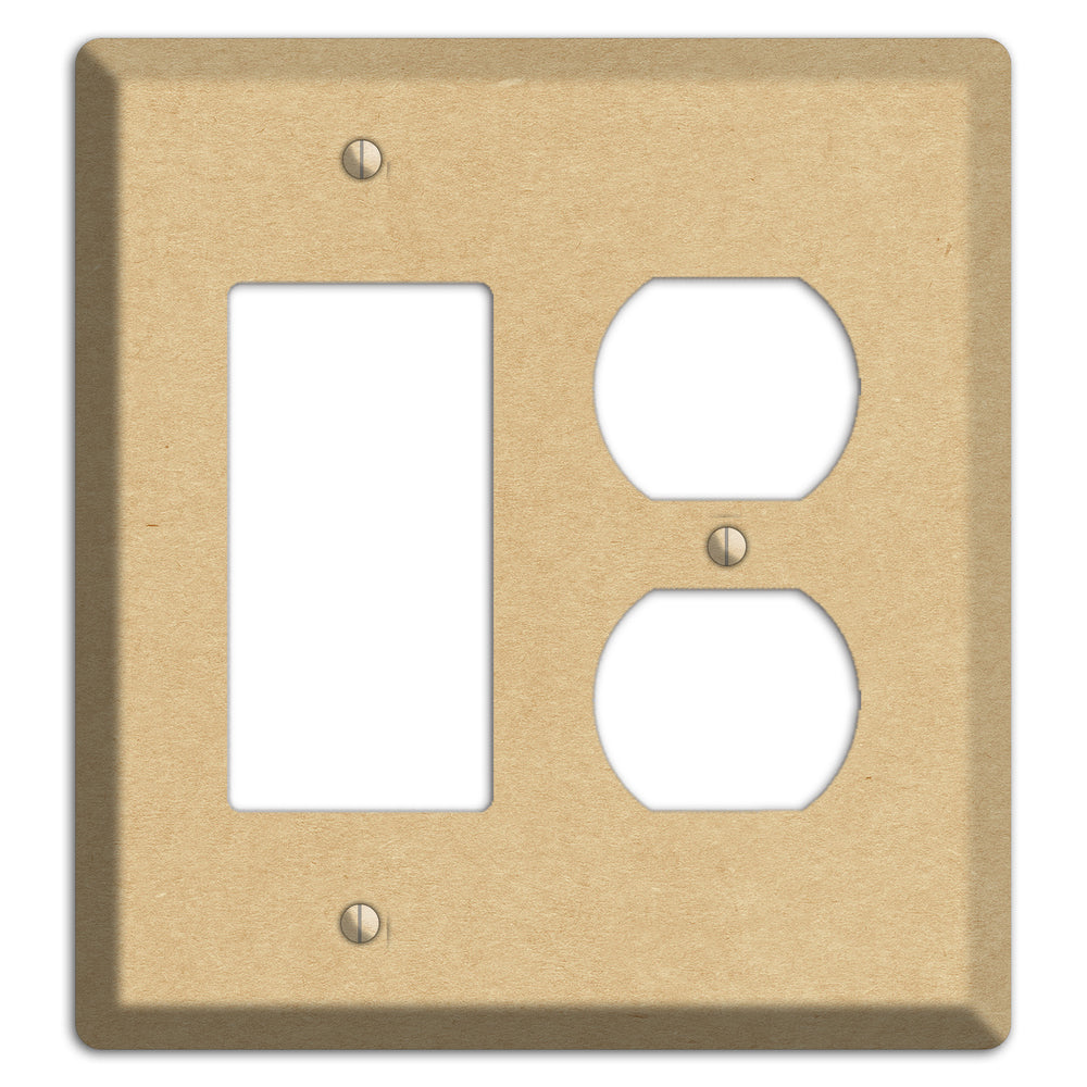 Calico Kraft Rocker / Duplex Wallplate