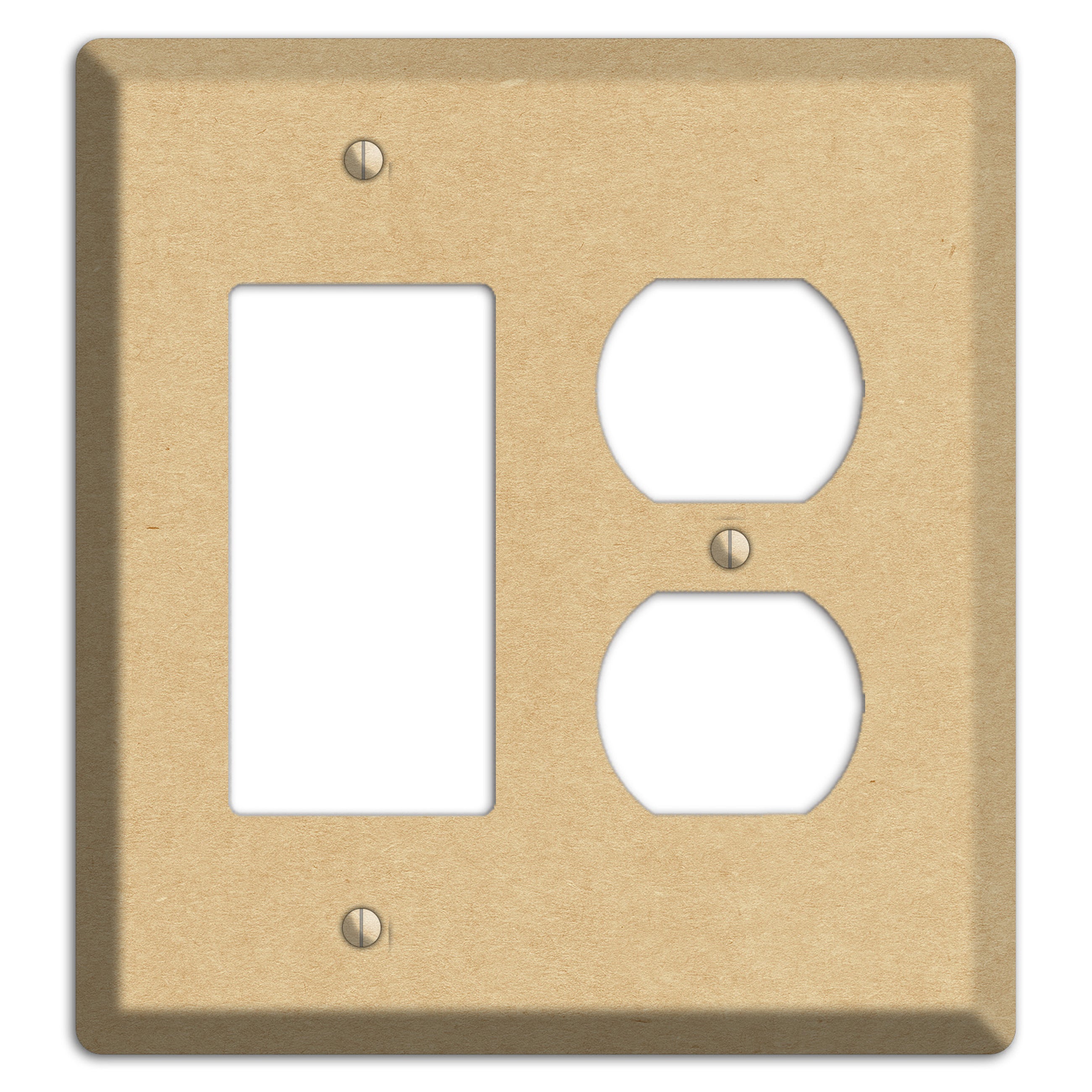 Calico Kraft Rocker / Duplex Wallplate