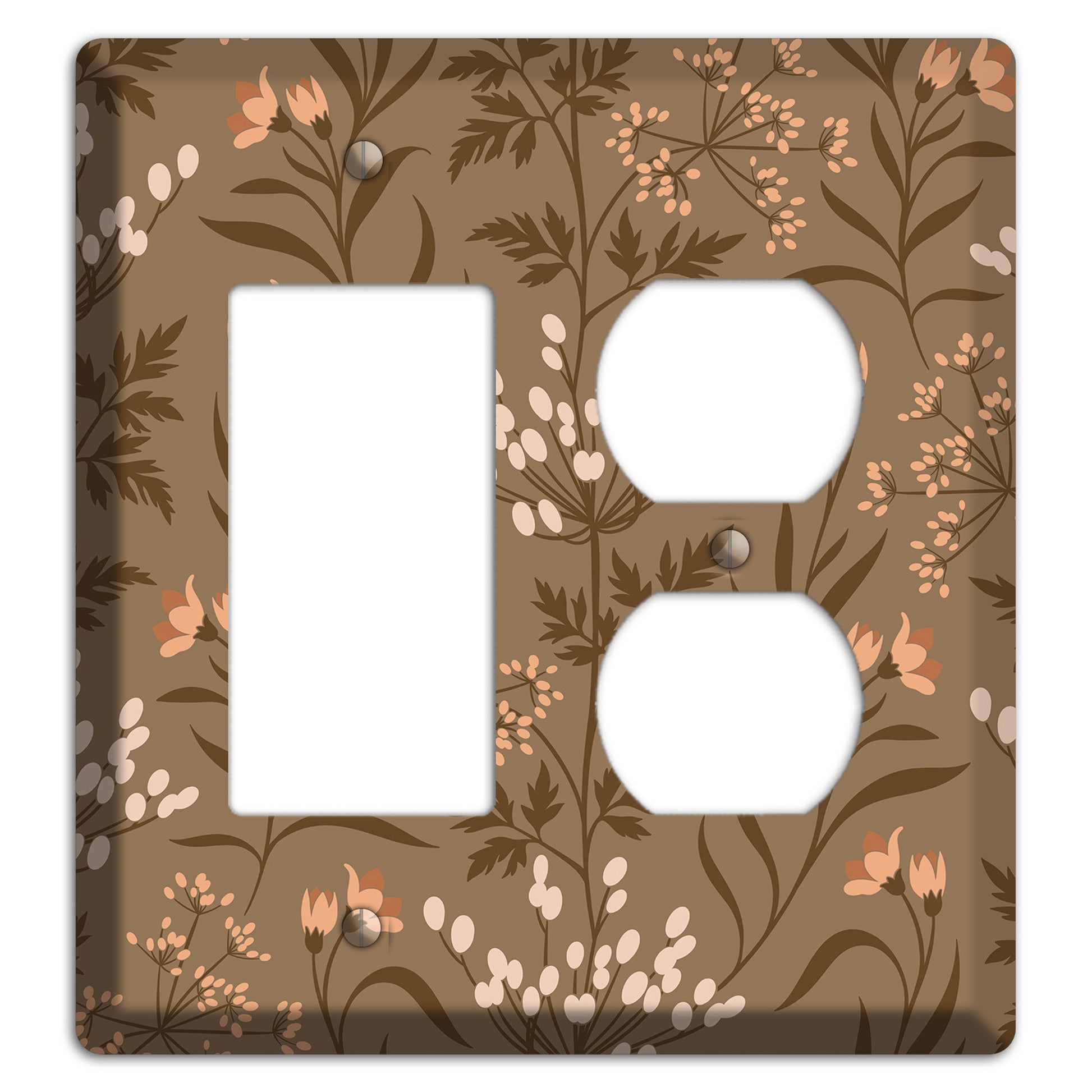 Fall Floral 2 Rocker / Duplex Wallplate