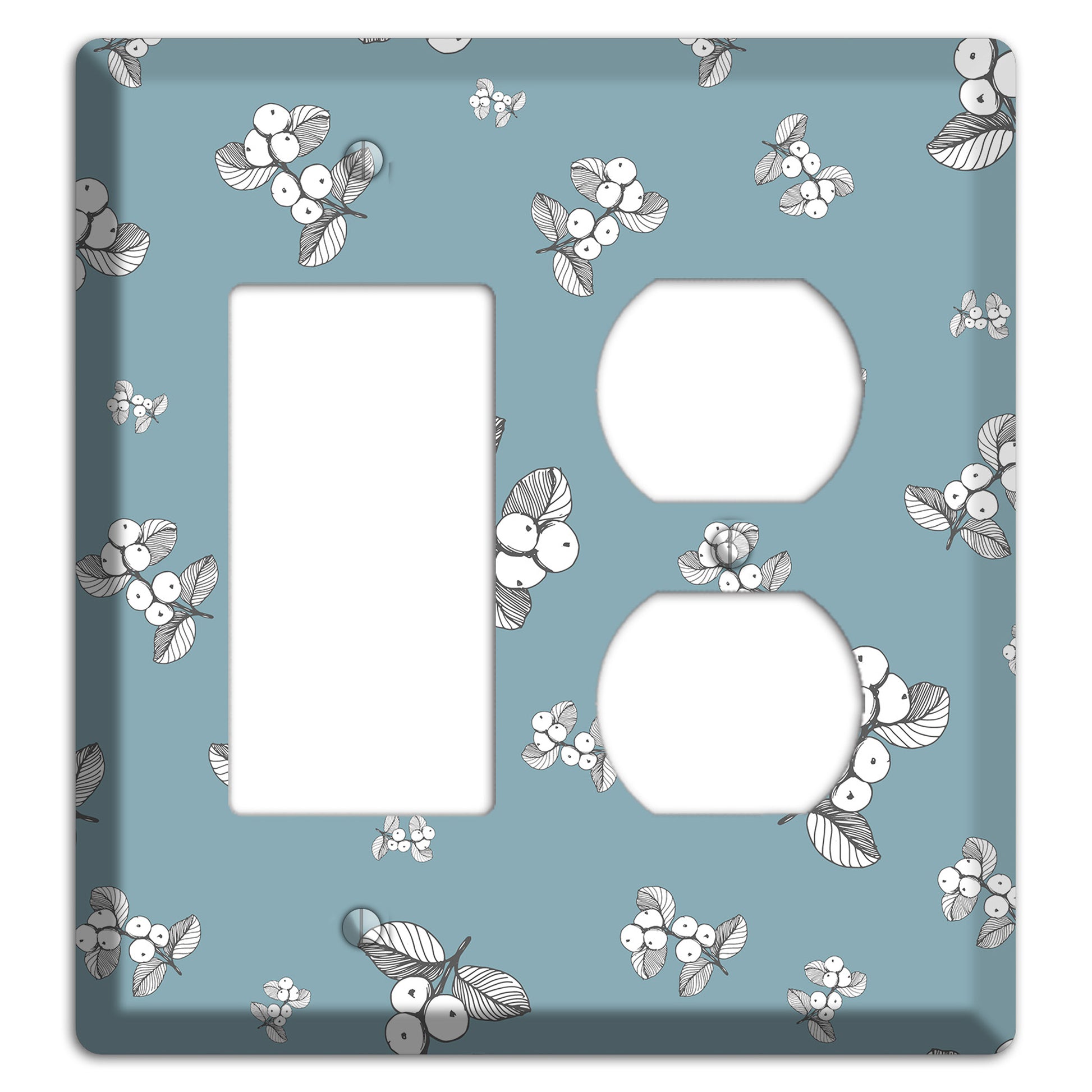 Wildlife Berry Bloom Rocker / Duplex Wallplate