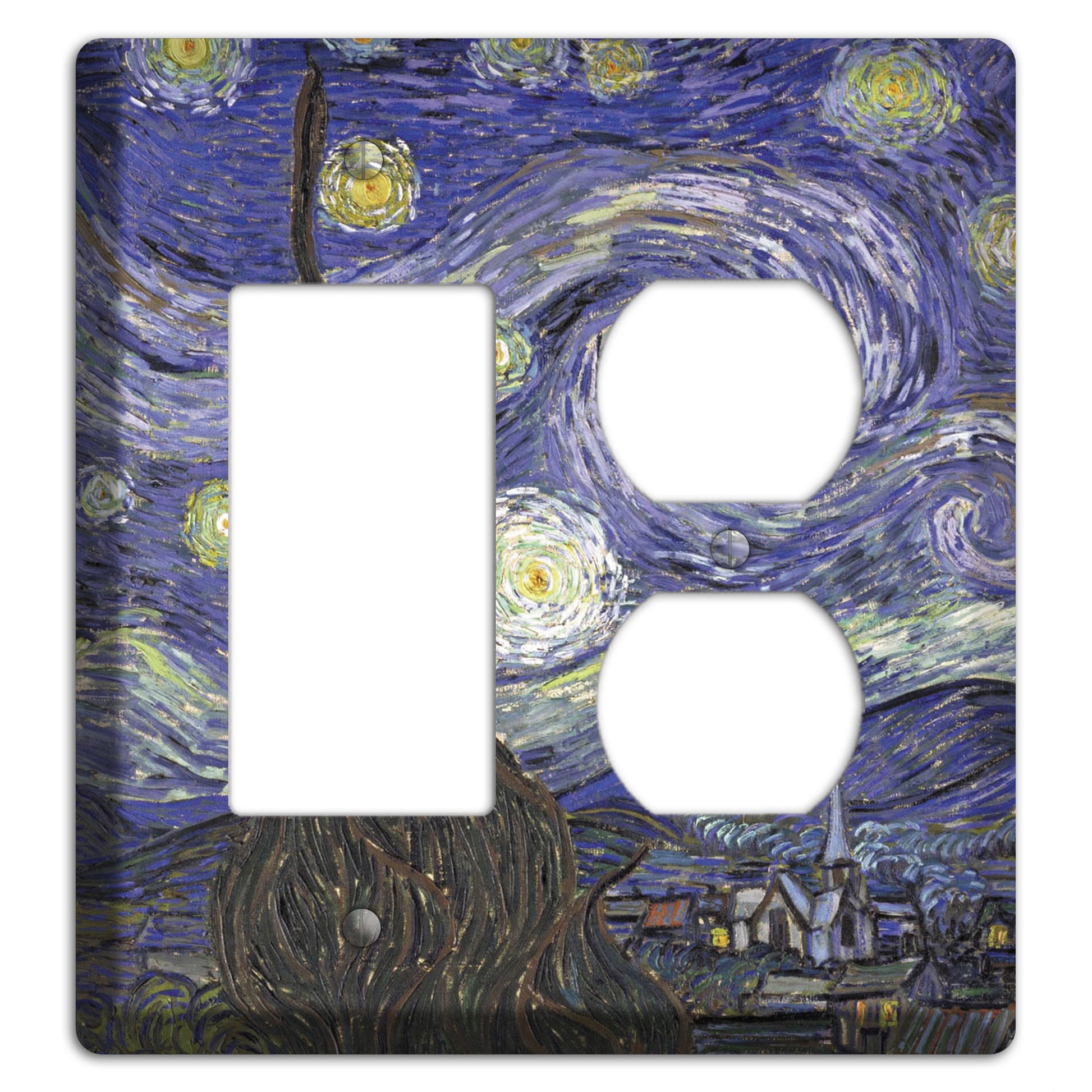 Vincent Van Gogh 4 Rocker / Duplex Wallplate
