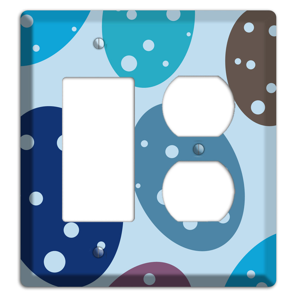 Blue Eggs Rocker / Duplex Wallplate
