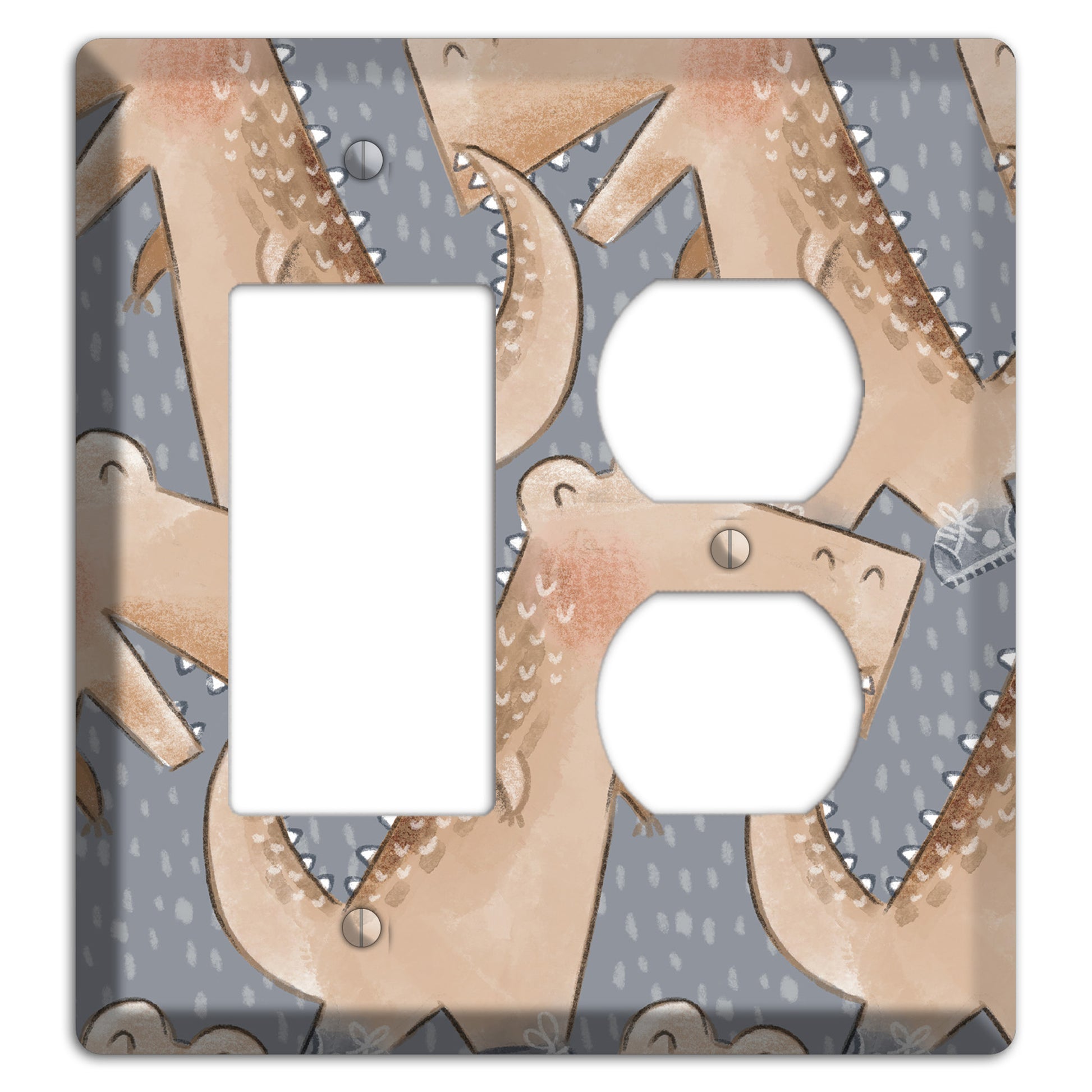 Alligator March Rocker / Duplex Wallplate