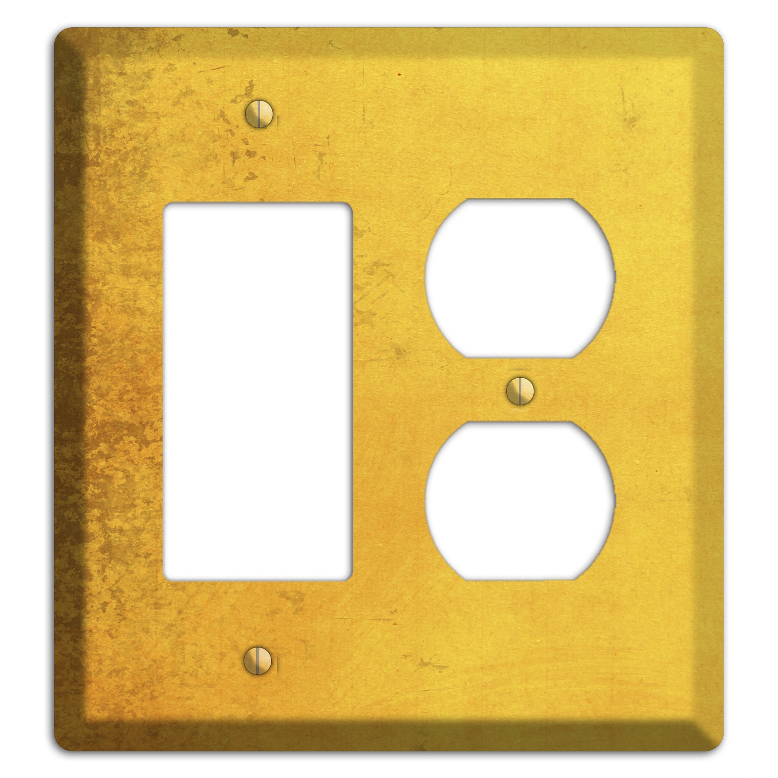 Abbey Vintage Grunge Rocker / Duplex Wallplate