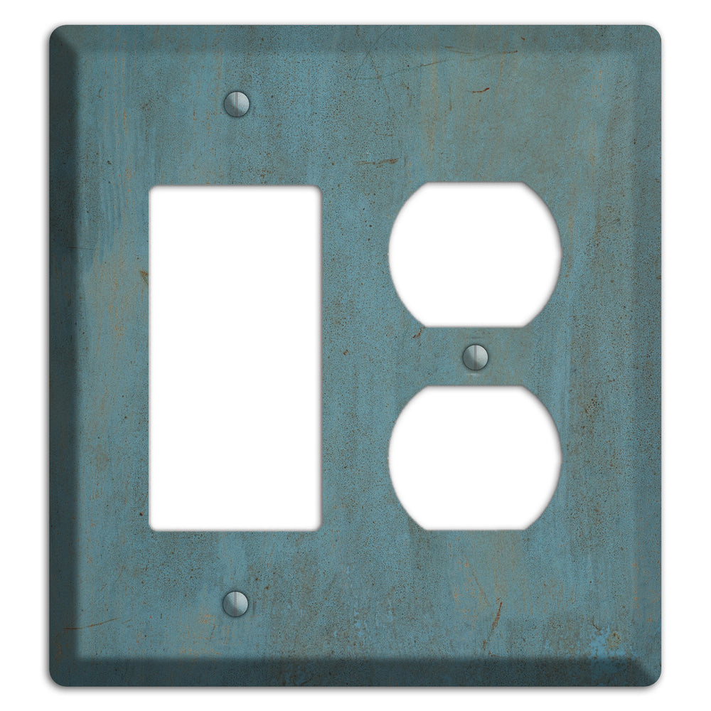 Slate Concrete Rocker / Duplex Wallplate