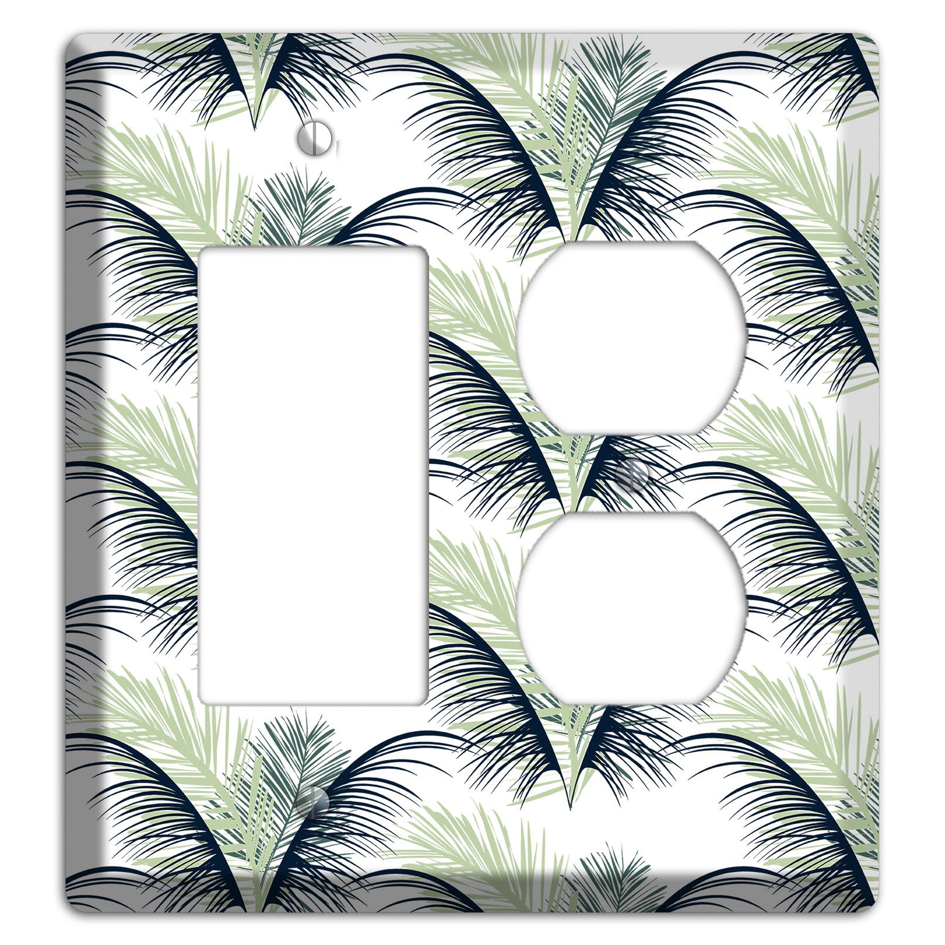 Leaves Style II Rocker / Duplex Wallplate