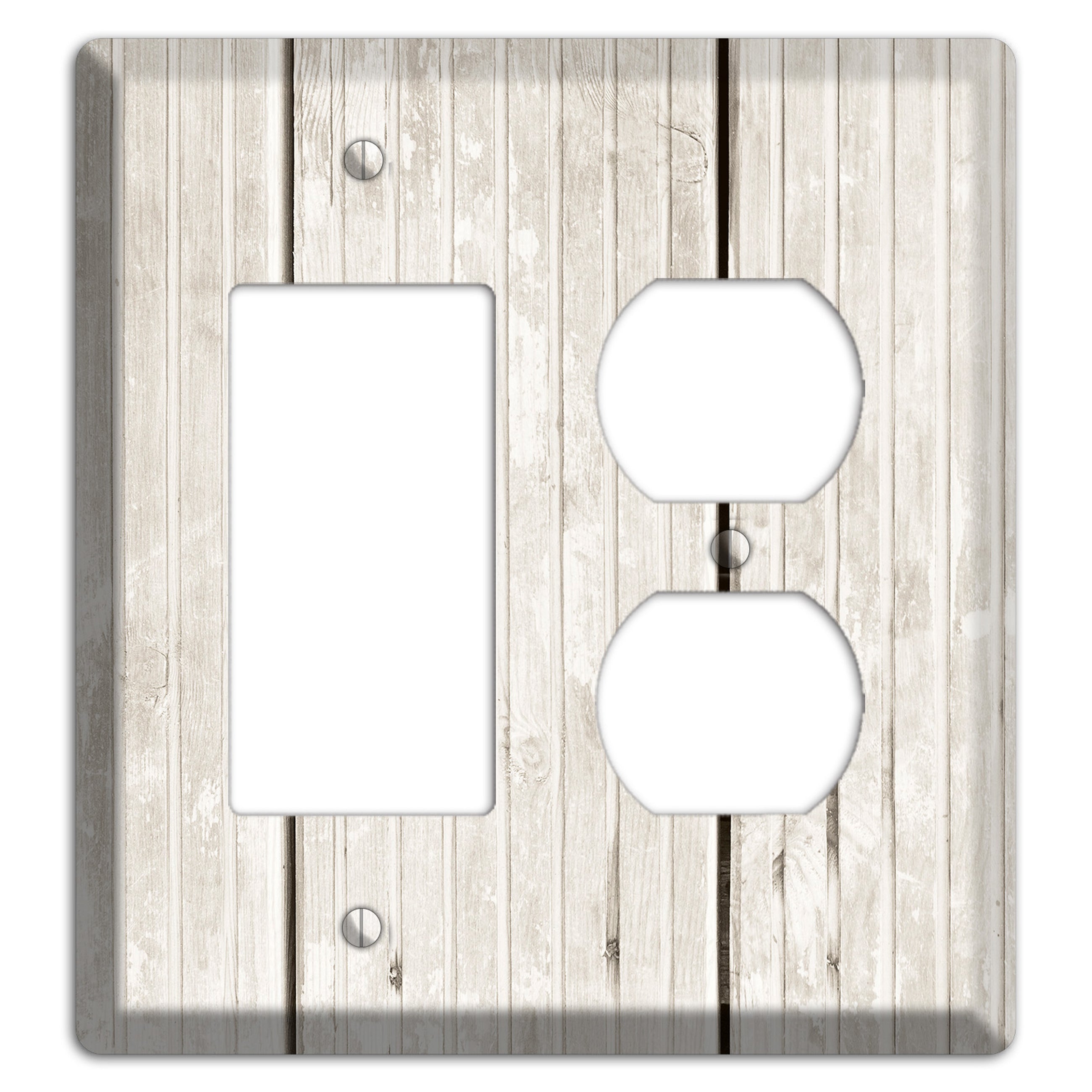 Cararra Antique Rocker / Duplex Wallplate