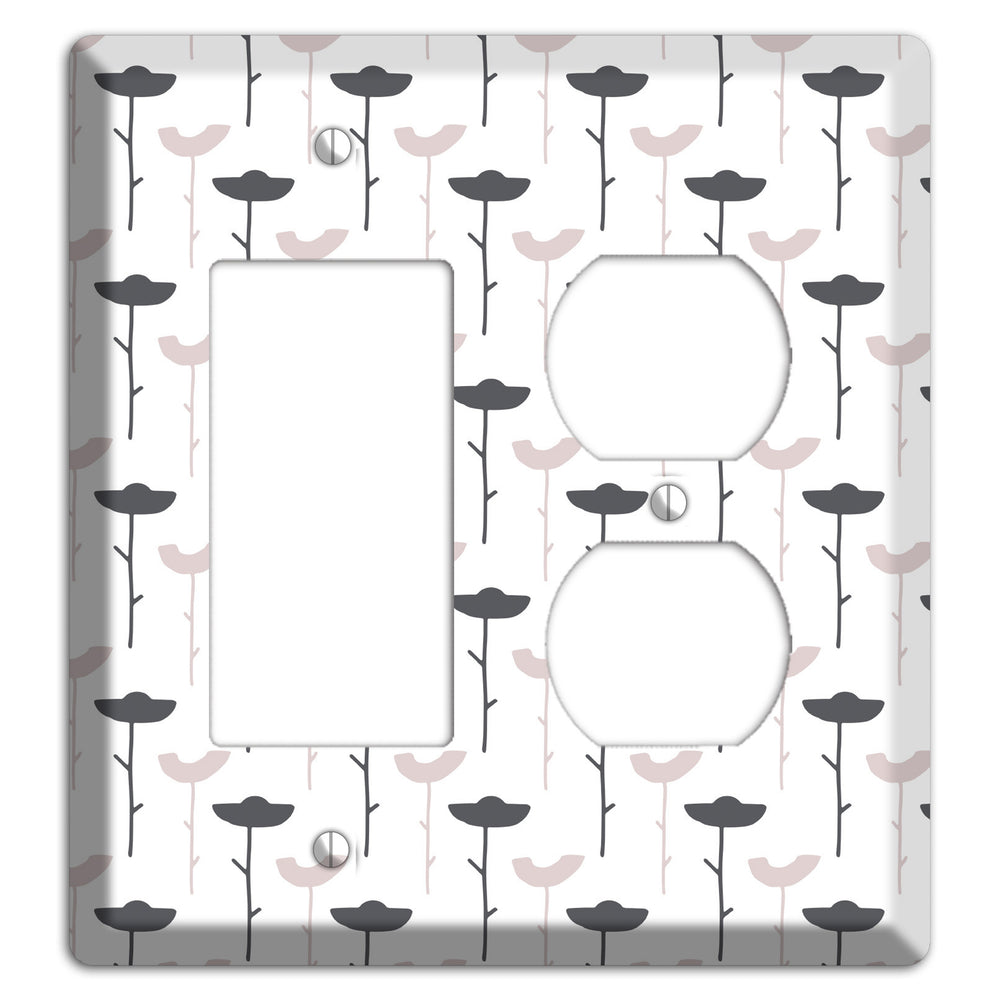 Abstract 6 Rocker / Duplex Wallplate