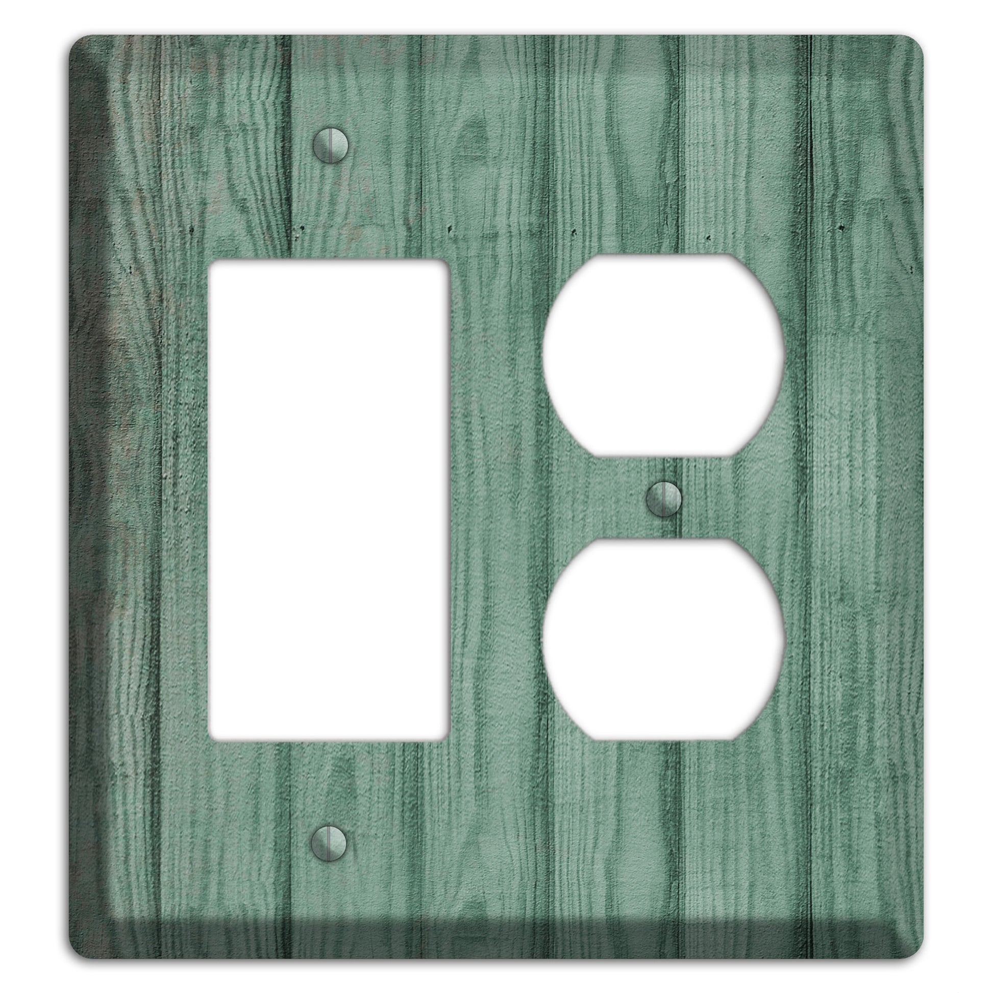Laurel Weathered Wood Rocker / Duplex Wallplate