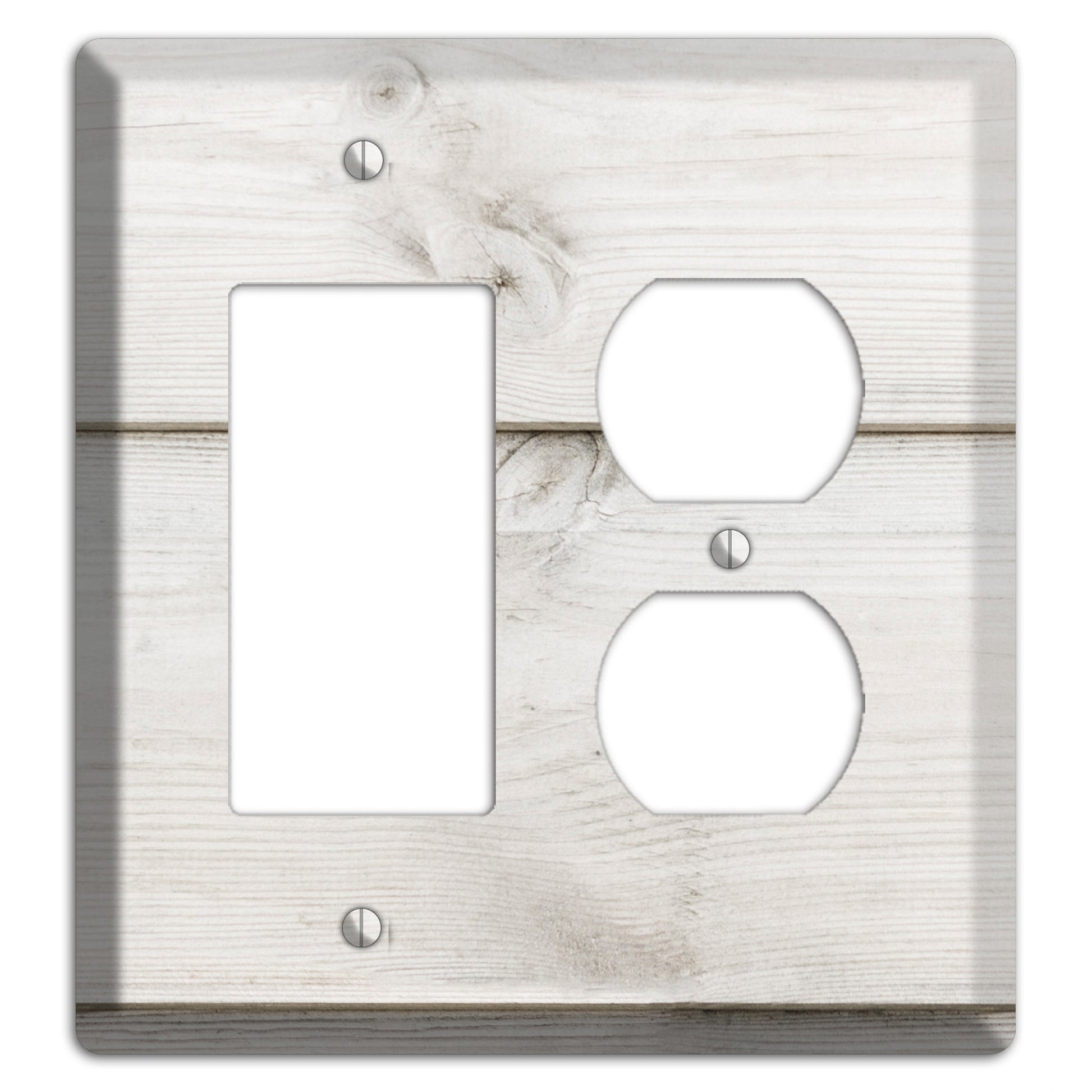 Timberwolf Antique Rocker / Duplex Wallplate