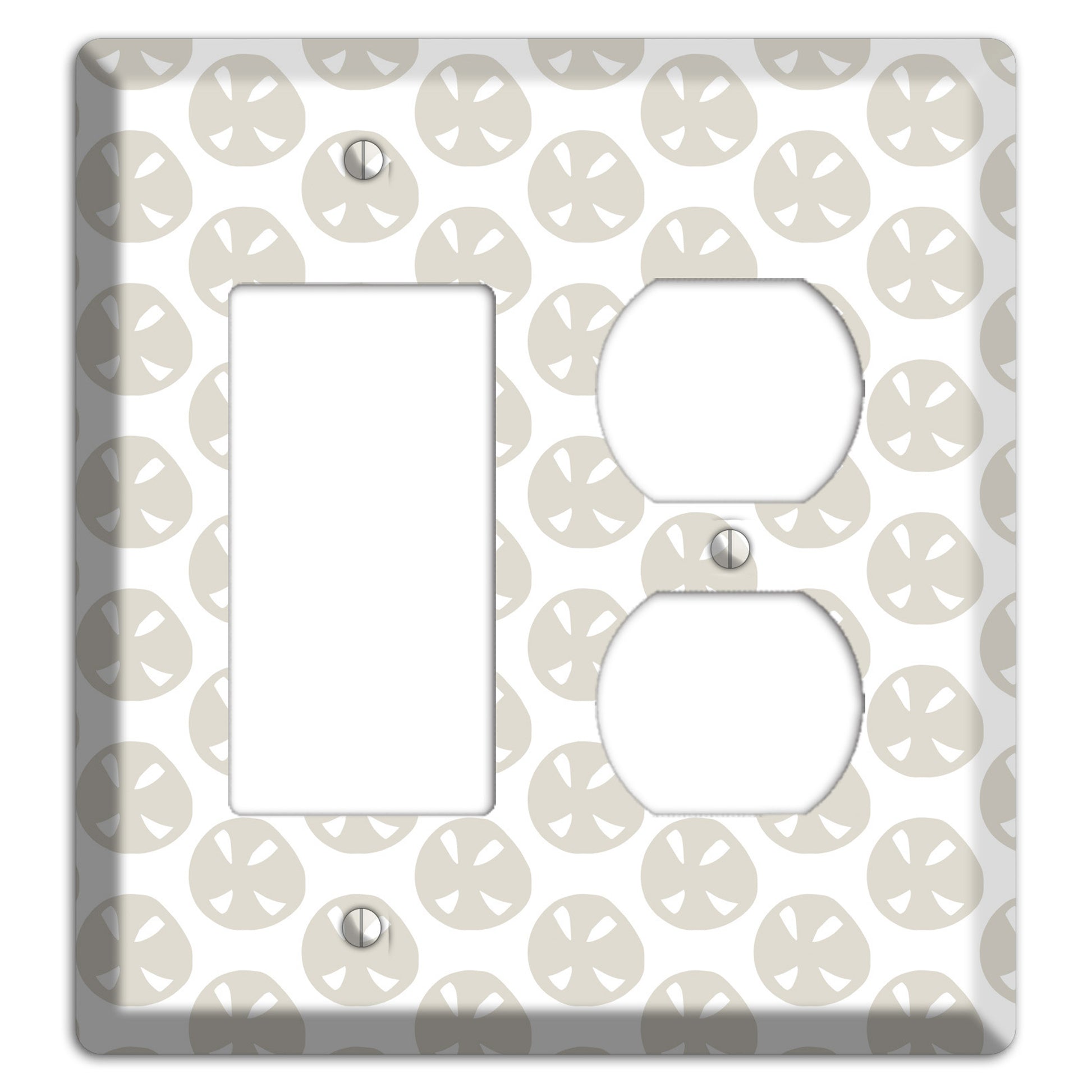 Simple Scandanavian Style LL Rocker / Duplex Wallplate