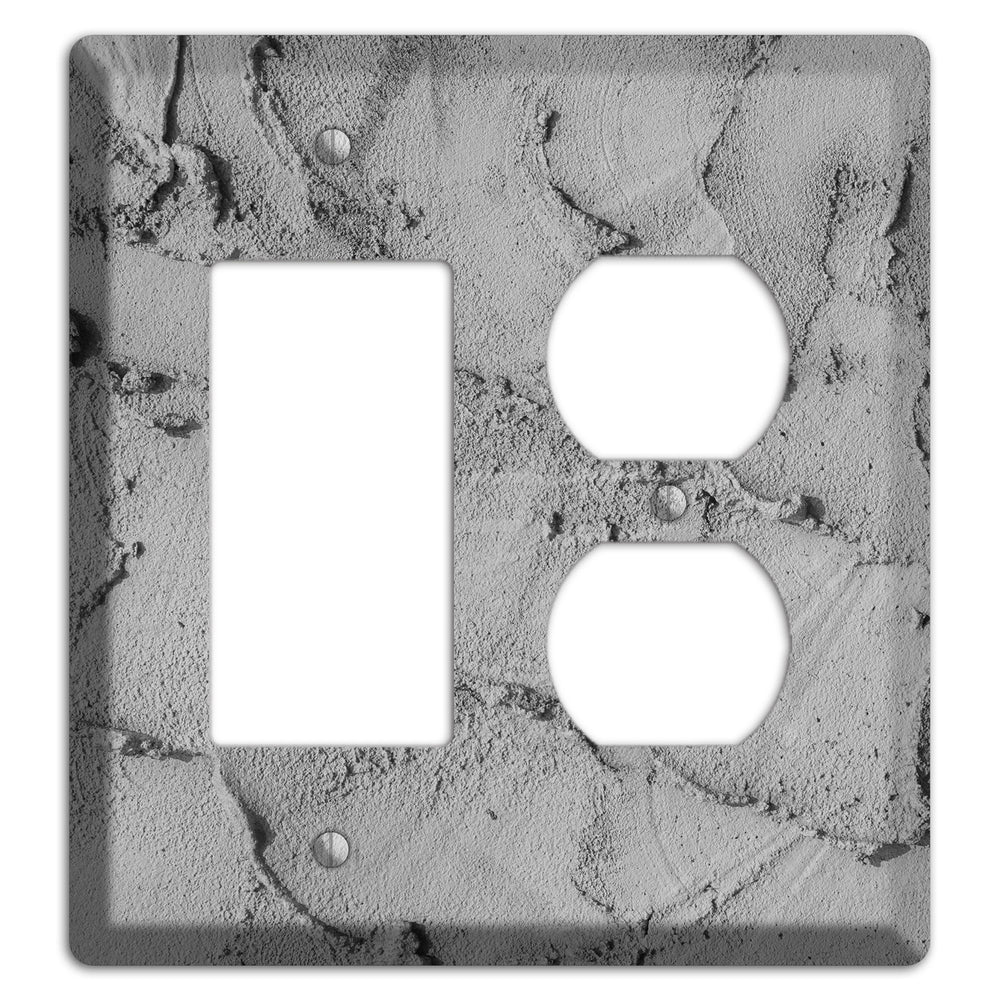 Plaster 8 Rocker / Duplex Wallplate