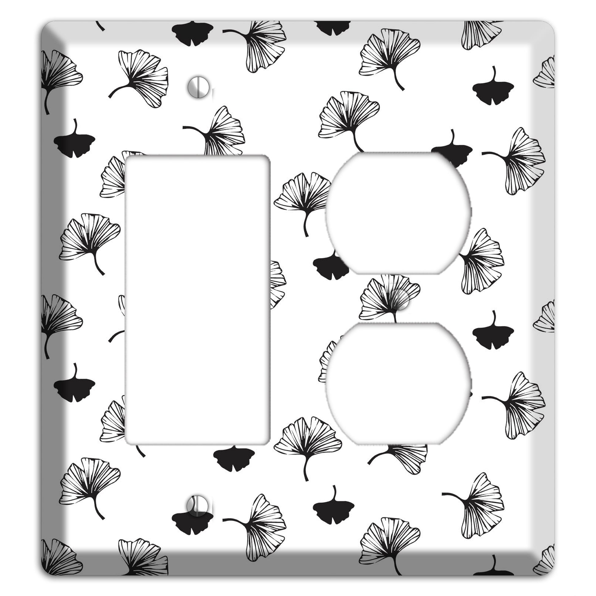 Leaves Style G Rocker / Duplex Wallplate