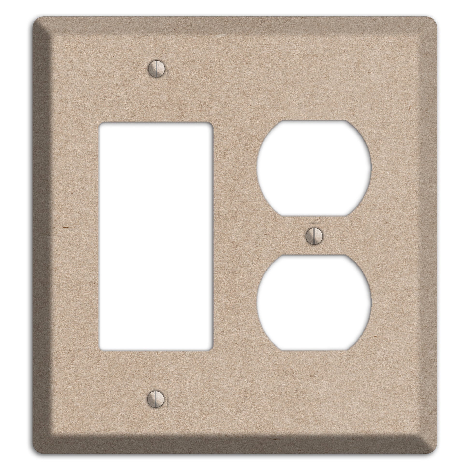 Sandrift Kraft Rocker / Duplex Wallplate