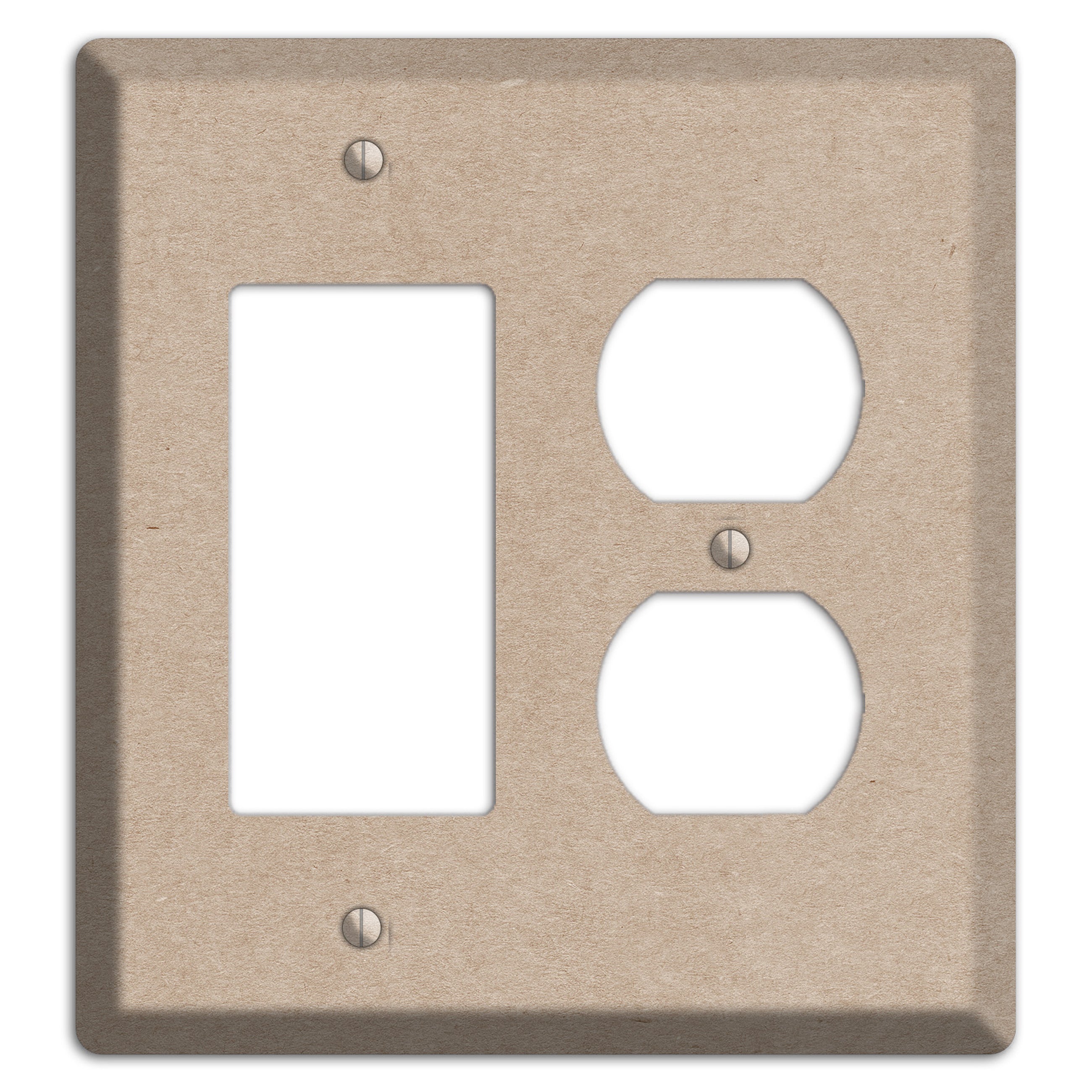 Sandrift Kraft Rocker / Duplex Wallplate