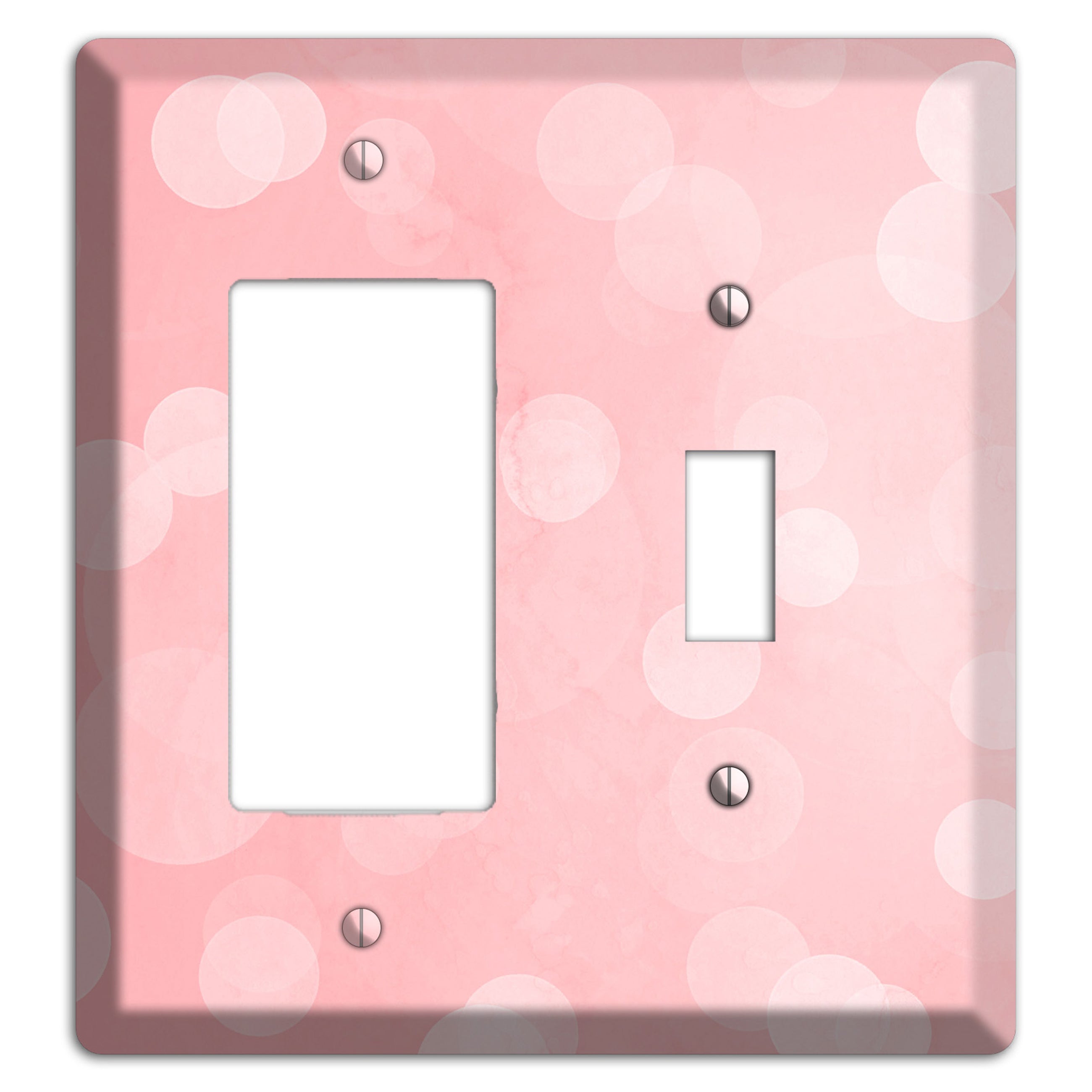Supernova Soft Coral Rocker / Toggle Wallplate