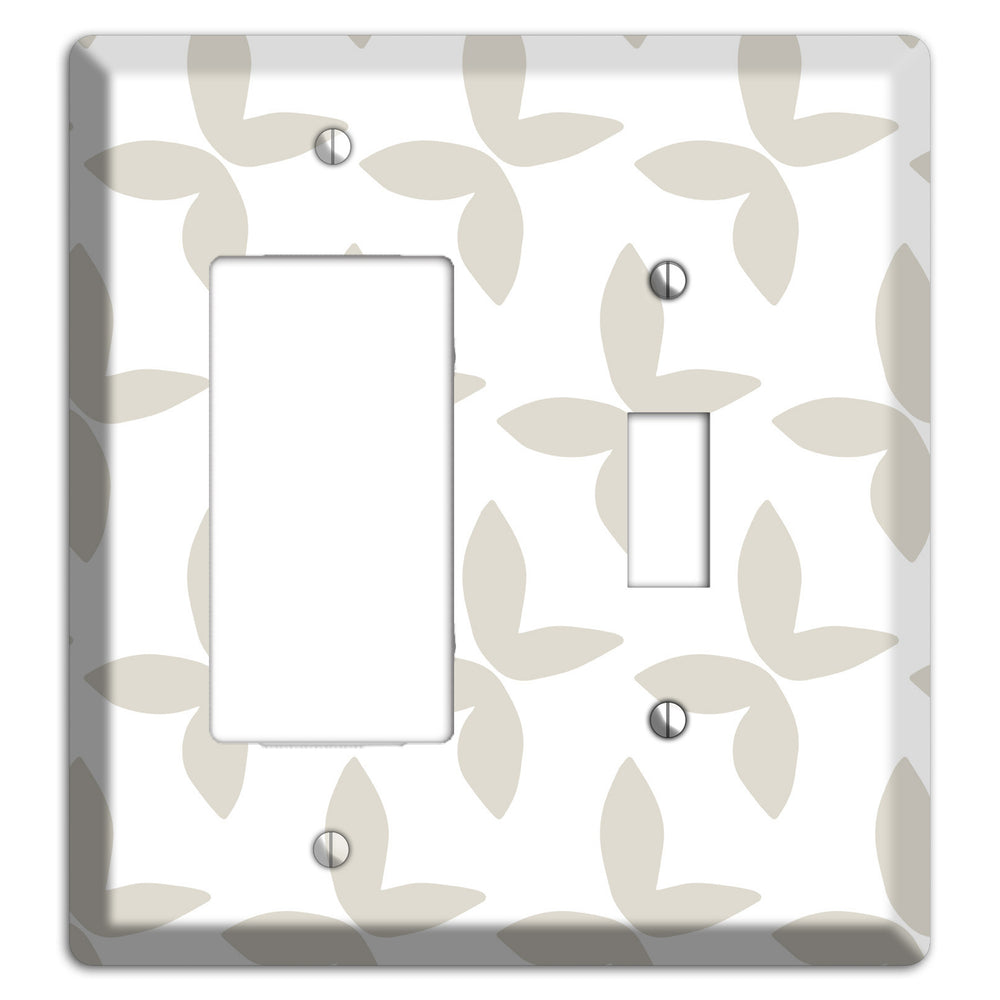 Simple Scandanavian Style O Rocker / Toggle Wallplate