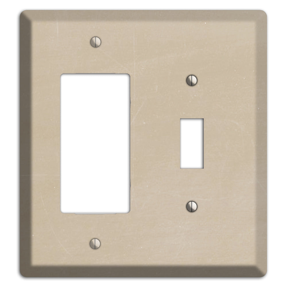 Chalk Tan Rocker / Toggle Wallplate