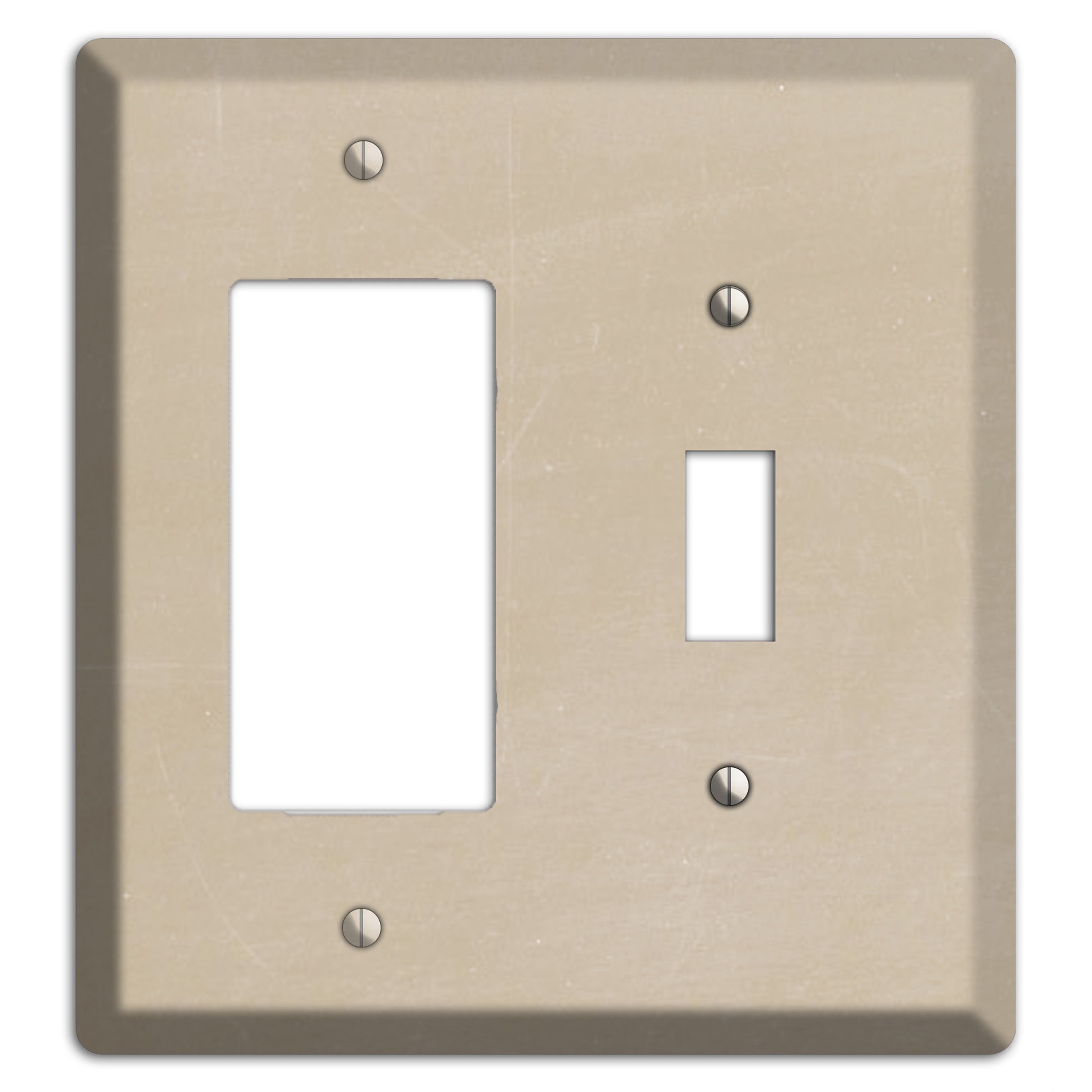 Chalk Tan Rocker / Toggle Wallplate