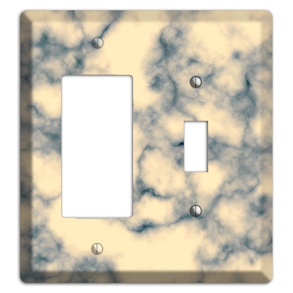 Mantle Marble Rocker / Toggle Wallplate