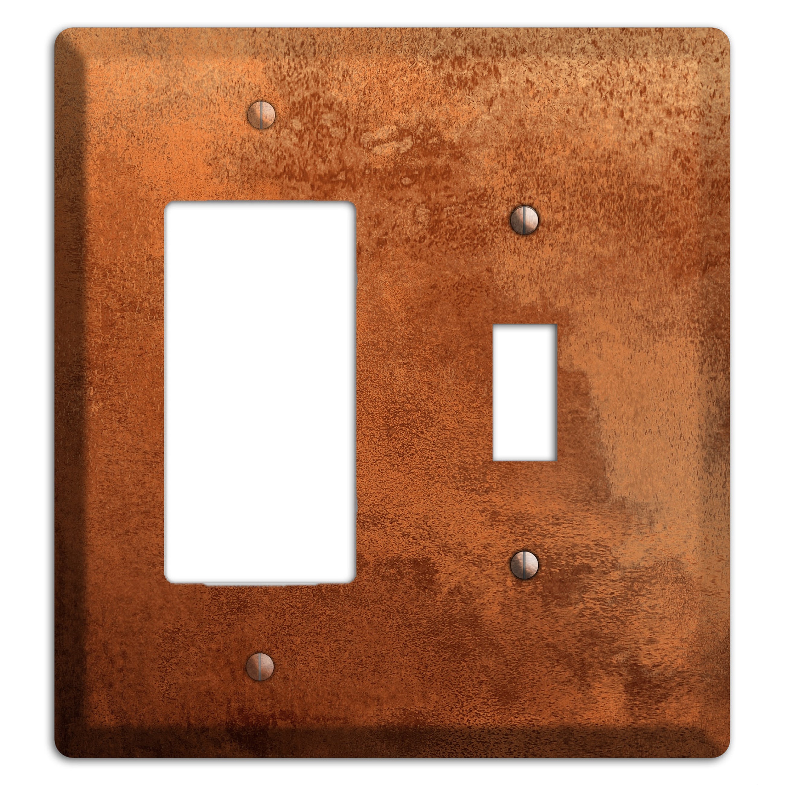 Antique Copper Rocker / Toggle Wallplate