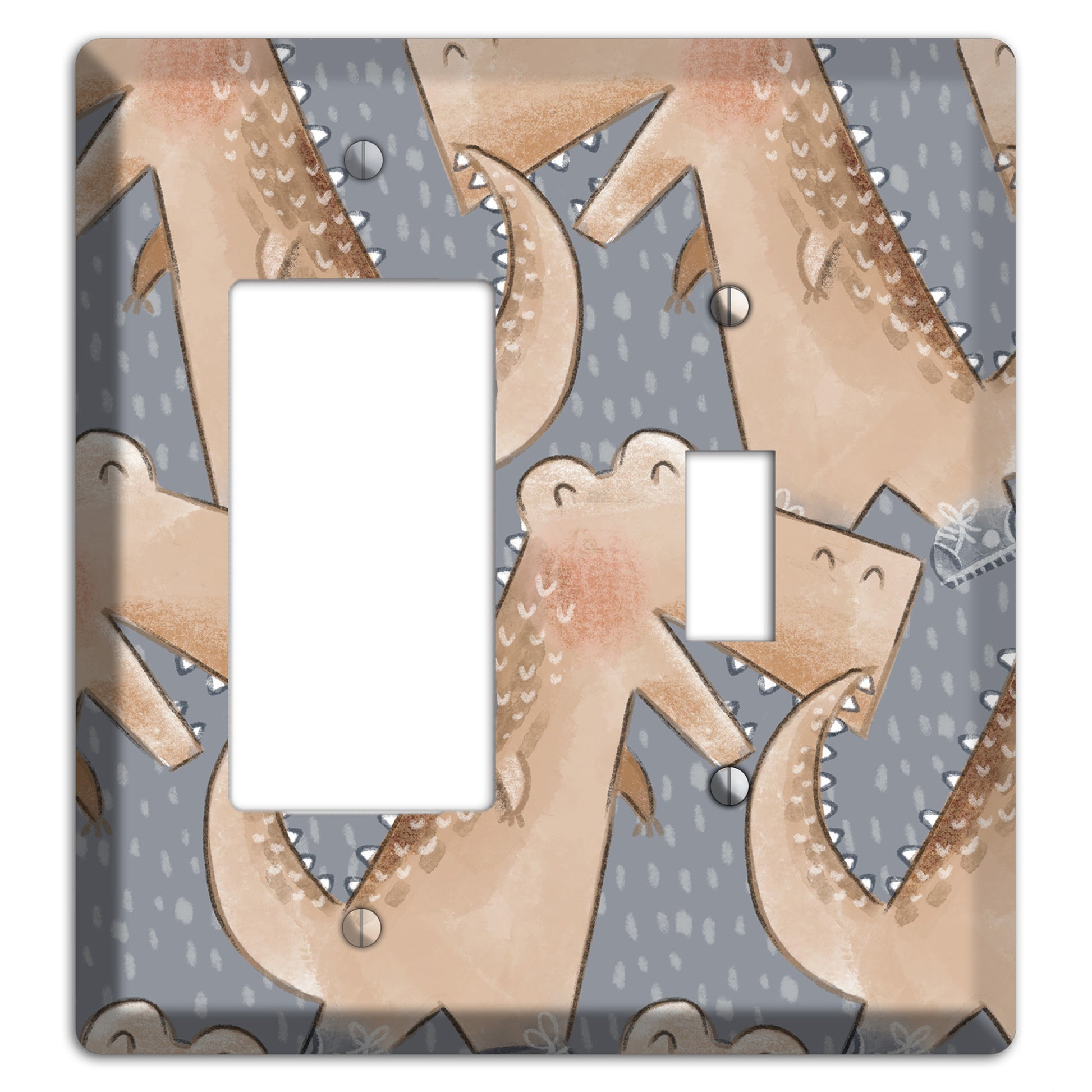 Alligator March Rocker / Toggle Wallplate