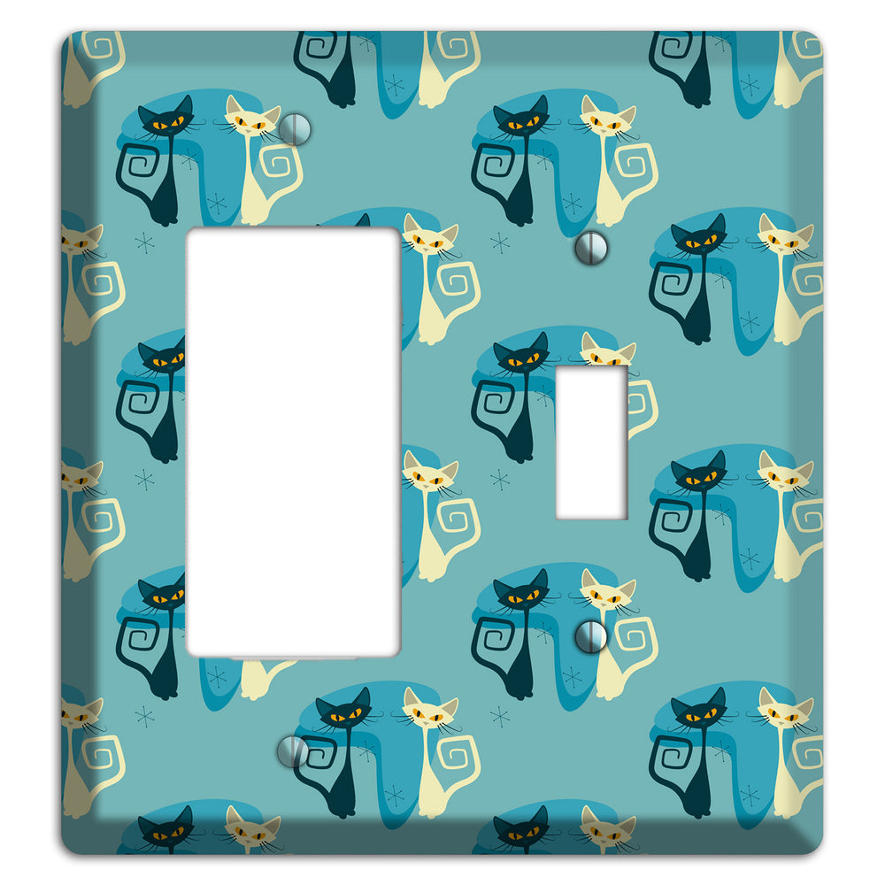 Adoable Kitties Rocker / Toggle Wallplate