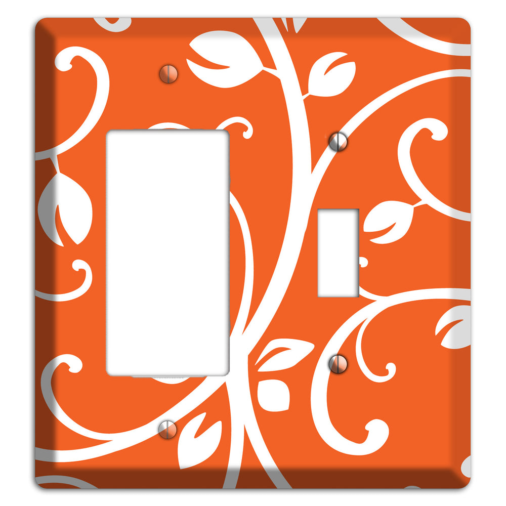 Red Bud Sprig Rocker / Toggle Wallplate