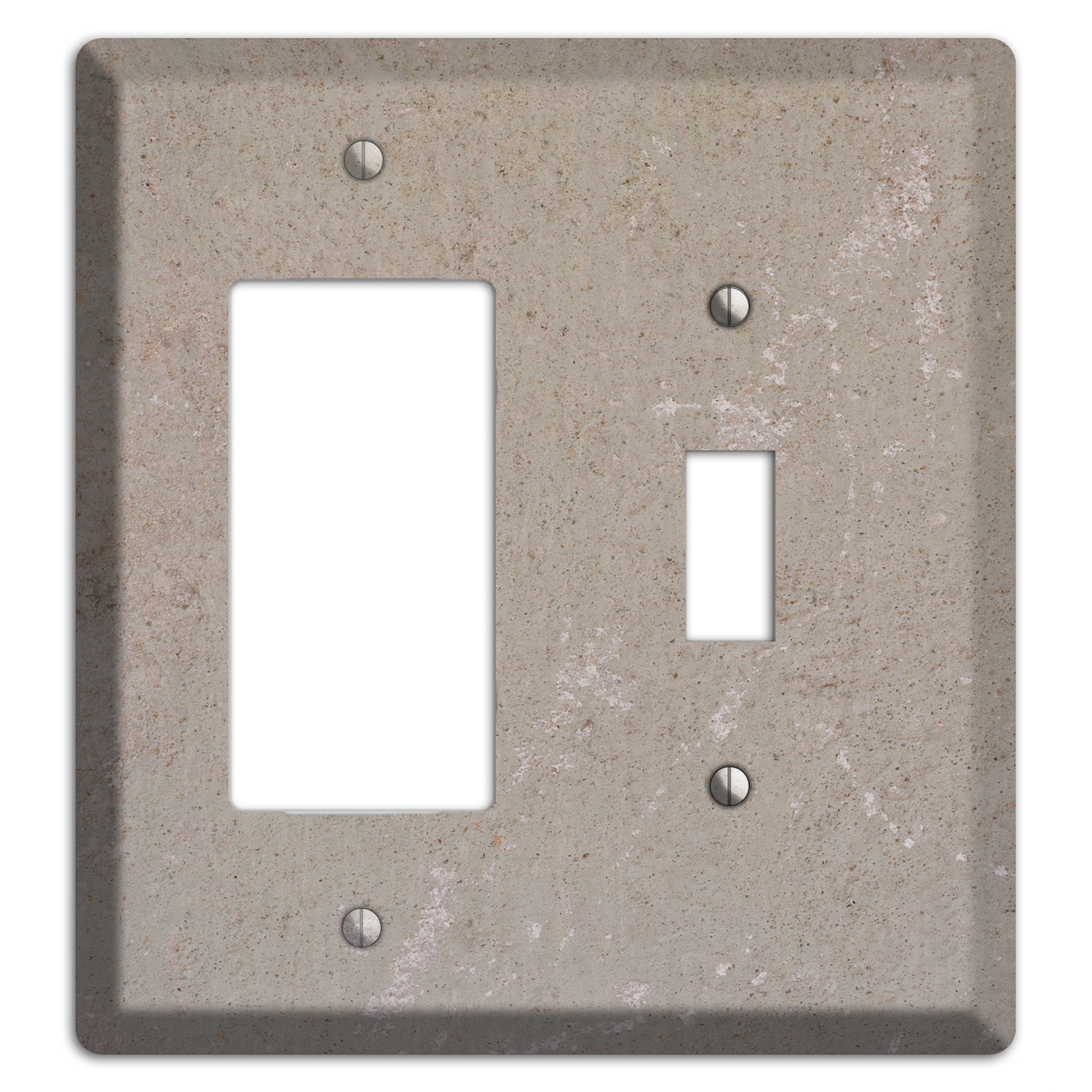 Old Concrete 7 Rocker / Toggle Wallplate