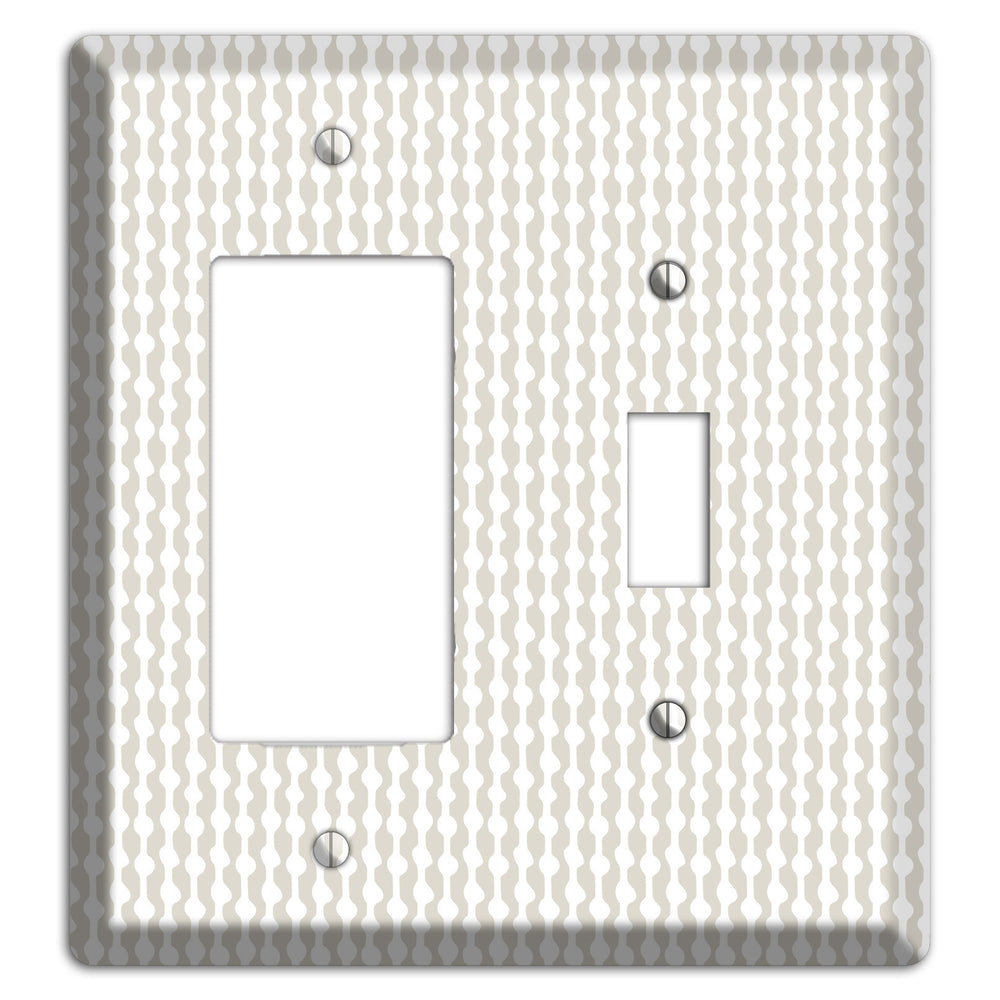 Simple Scandanavian Style C Rocker / Toggle Wallplate